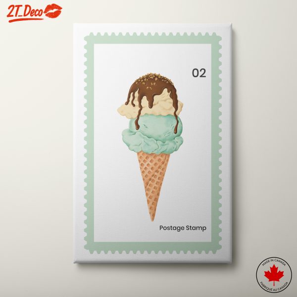 Delightful Abstract Ice Cream Art