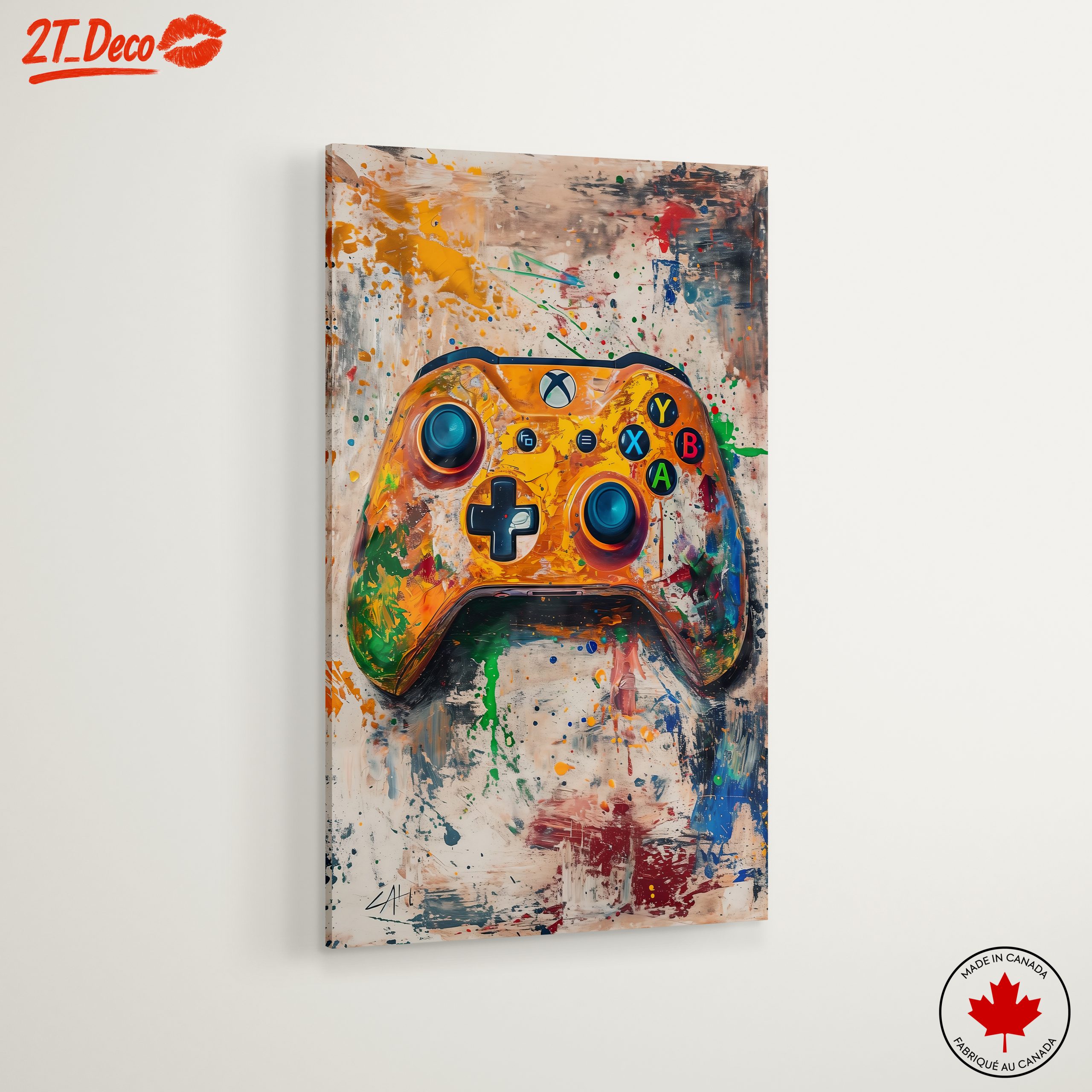 Colorful Gaming Controller Art Piece - Image 6