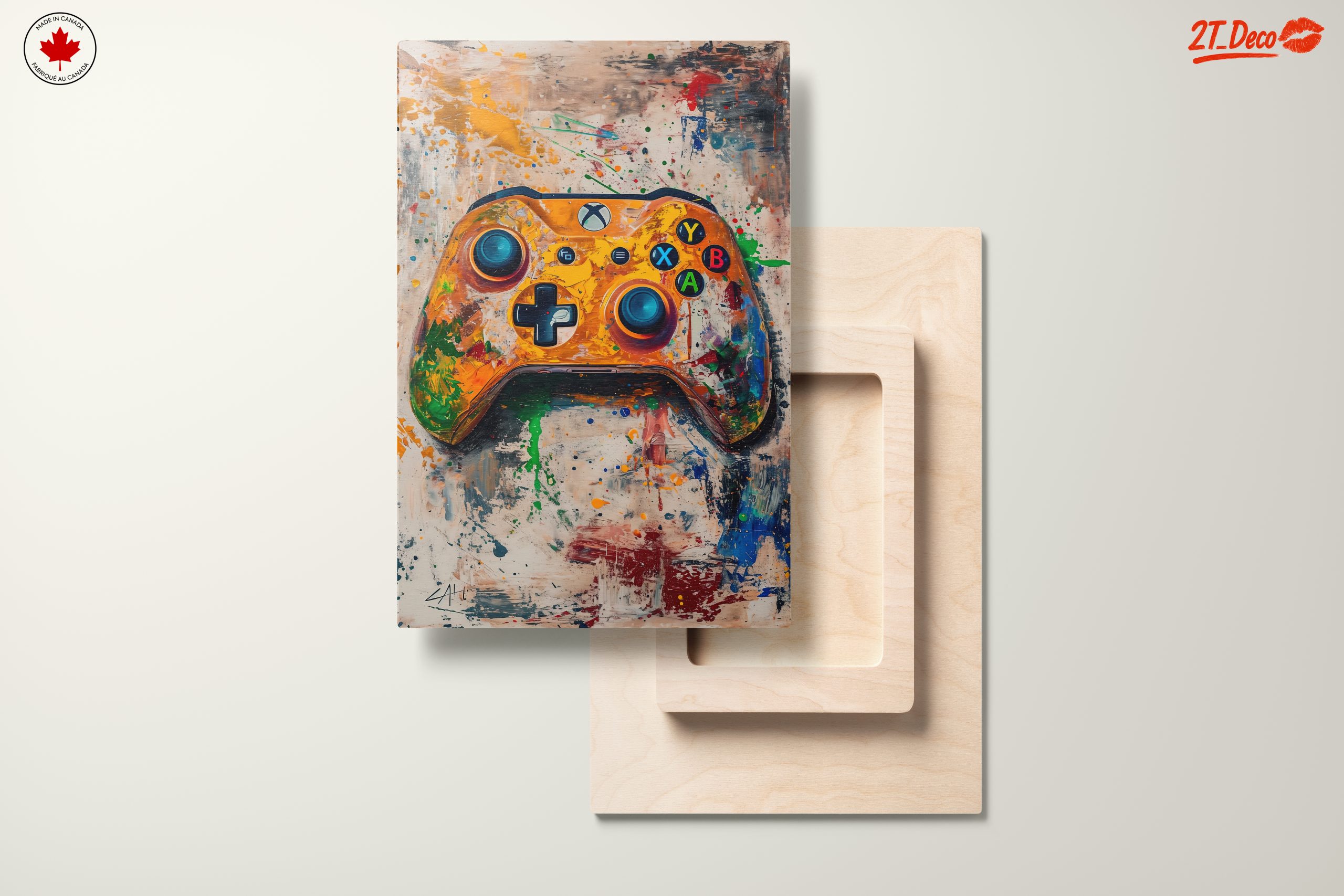Colorful Gaming Controller Art Piece - Image 11