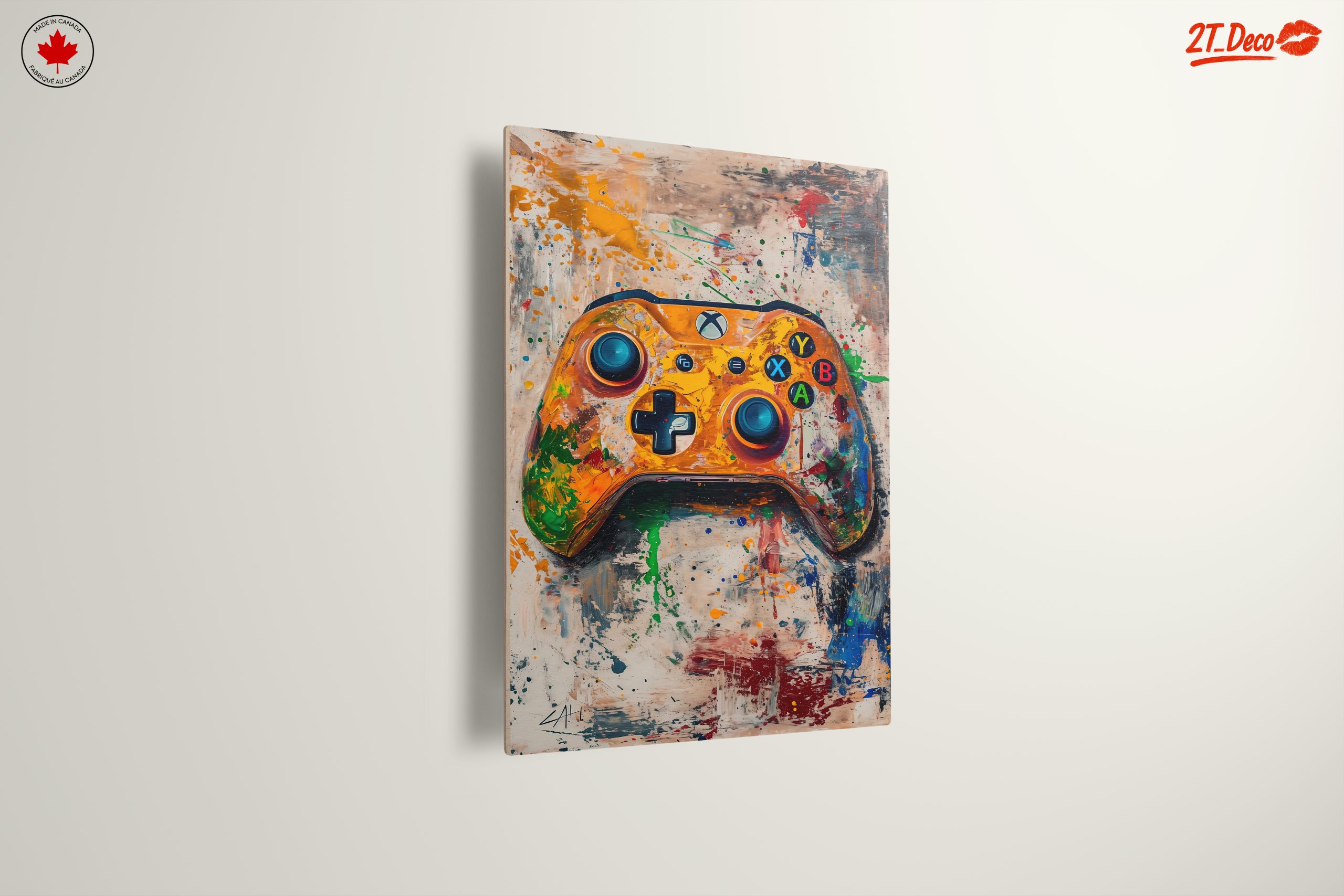 Colorful Gaming Controller Art Piece - Image 13
