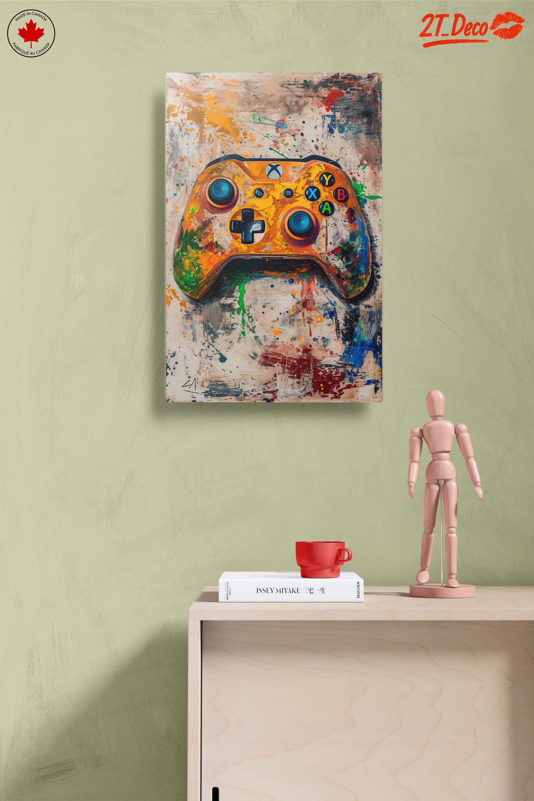 Colorful Gaming Controller Art Piece - Image 14