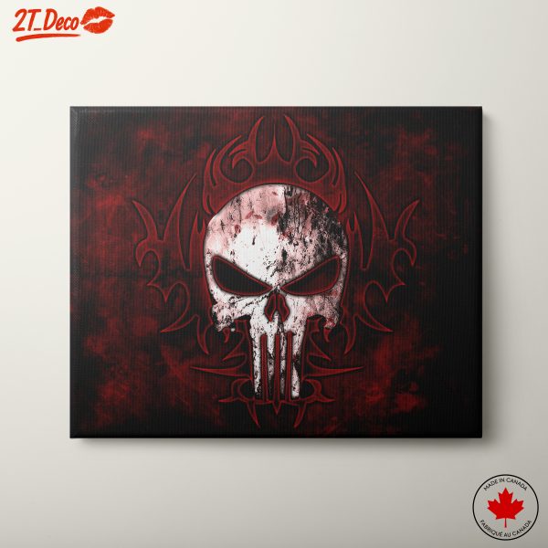 Punisher Skull Artwork Featuring Bold Design