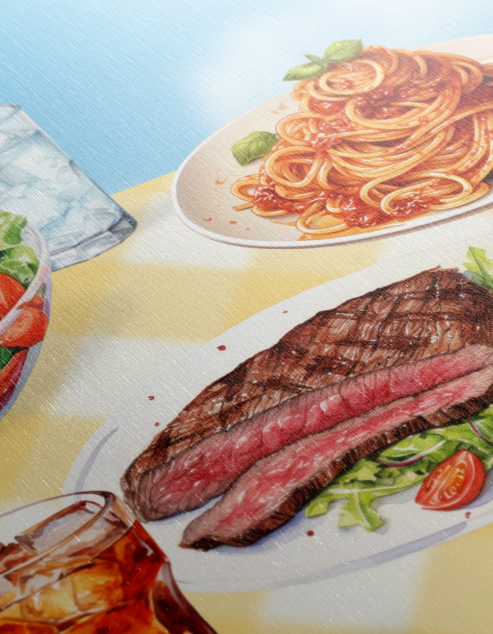 Delicious Abstract Food Art Platter - Image 12