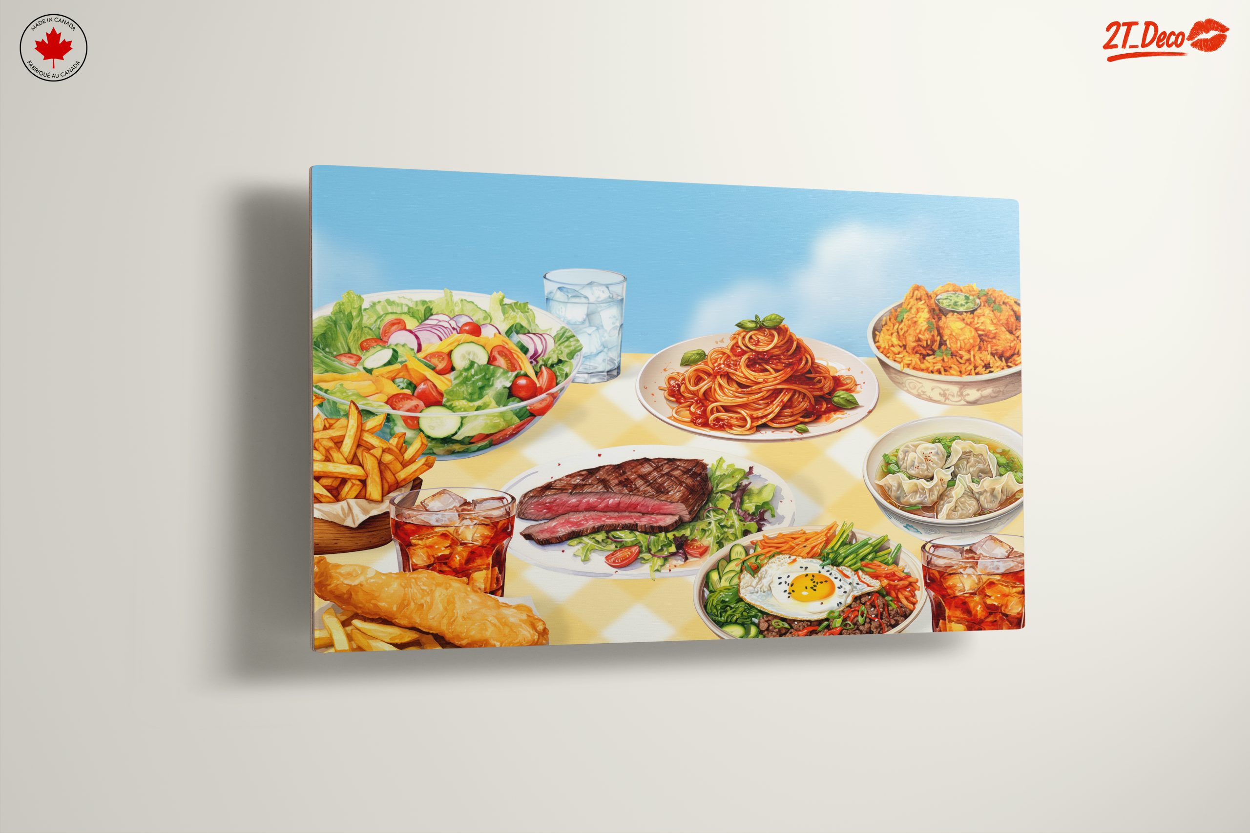 Delicious Abstract Food Art Platter - Image 13