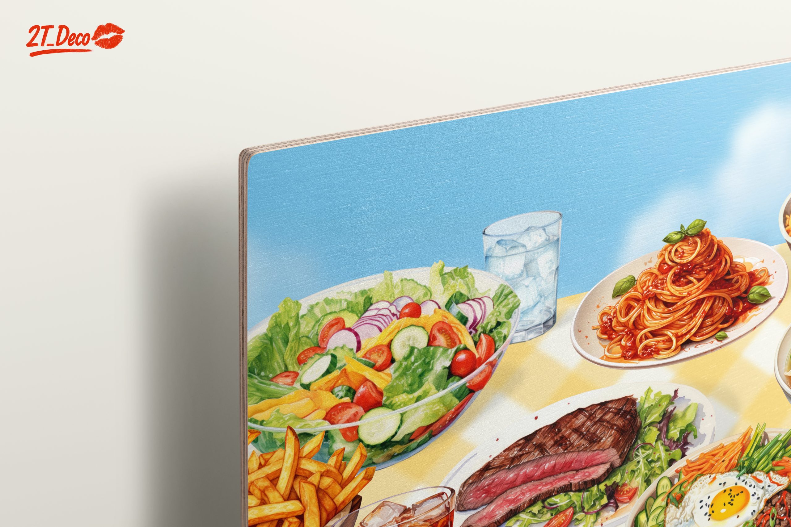 Delicious Abstract Food Art Platter - Image 15
