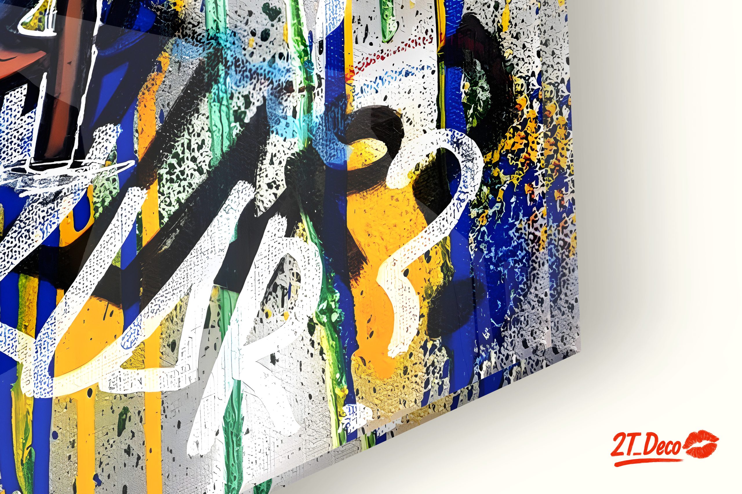 Monopoly Man Pop Art with Graffiti - Image 9
