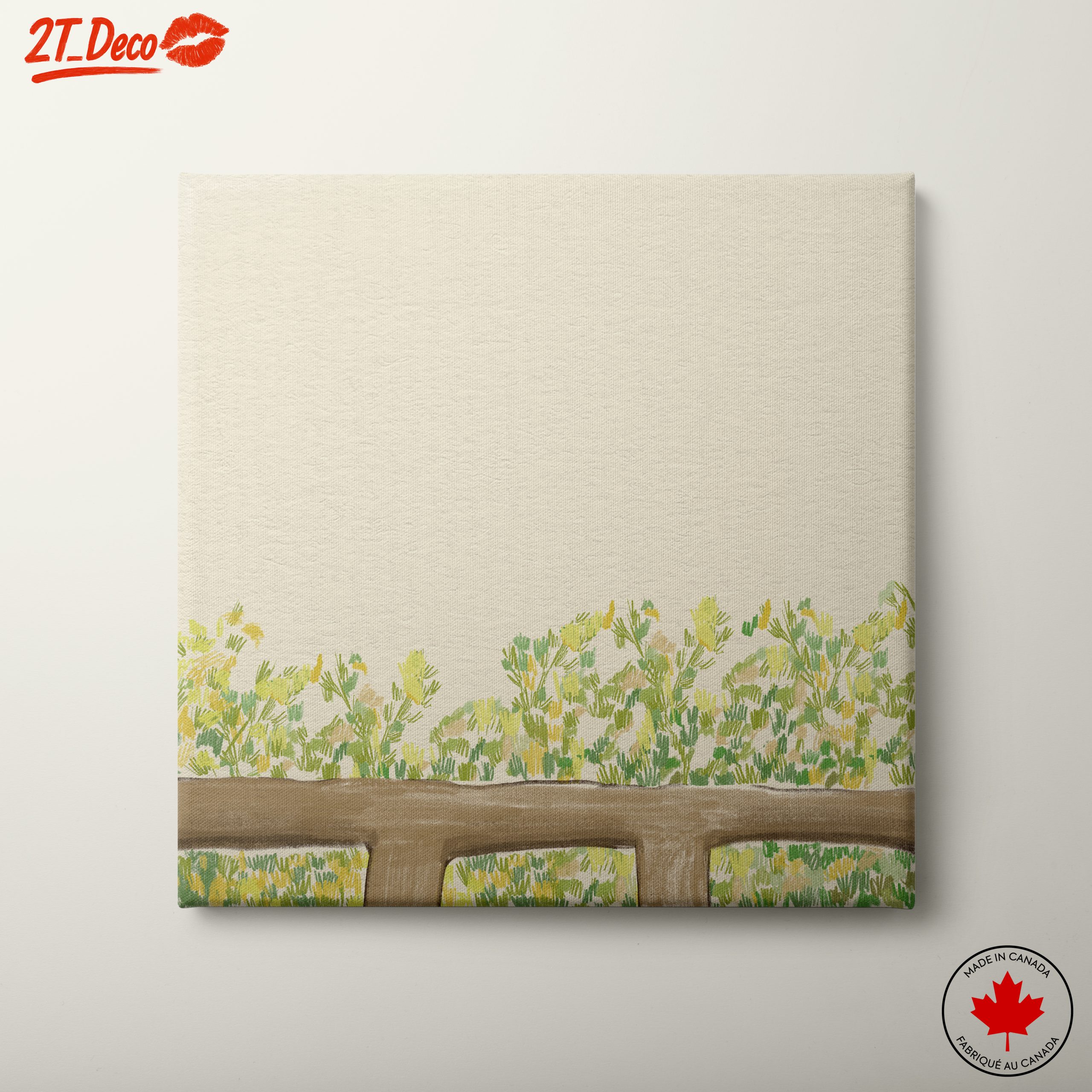 Abstract Botanical Art for Relaxing Spaces