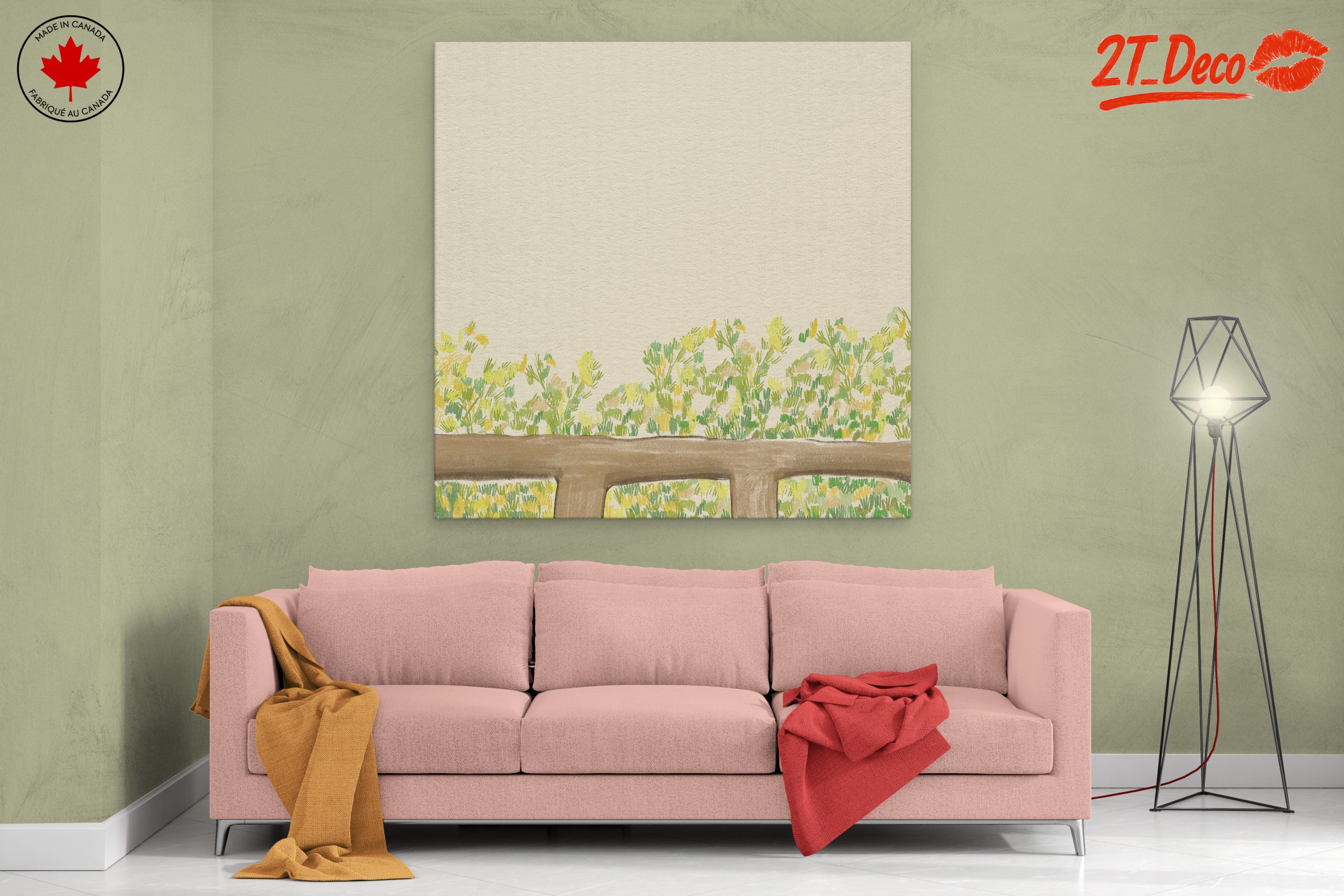 Abstract Botanical Art for Relaxing Spaces - Image 2