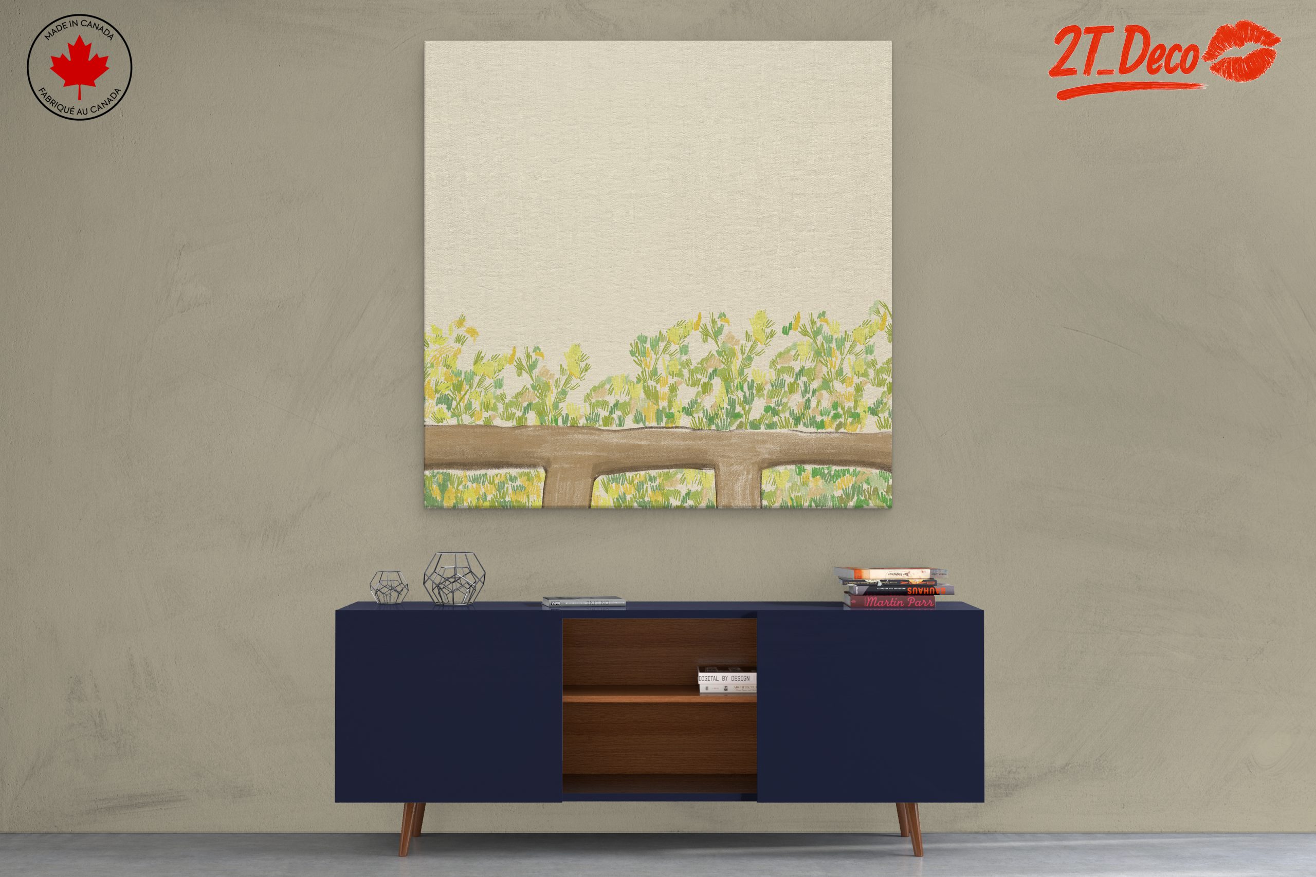 Abstract Botanical Art for Relaxing Spaces - Image 3