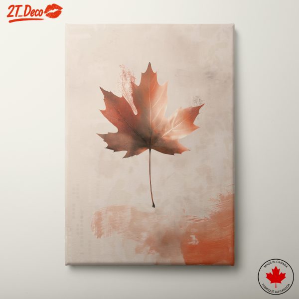 Abstract Maple Leaf Design