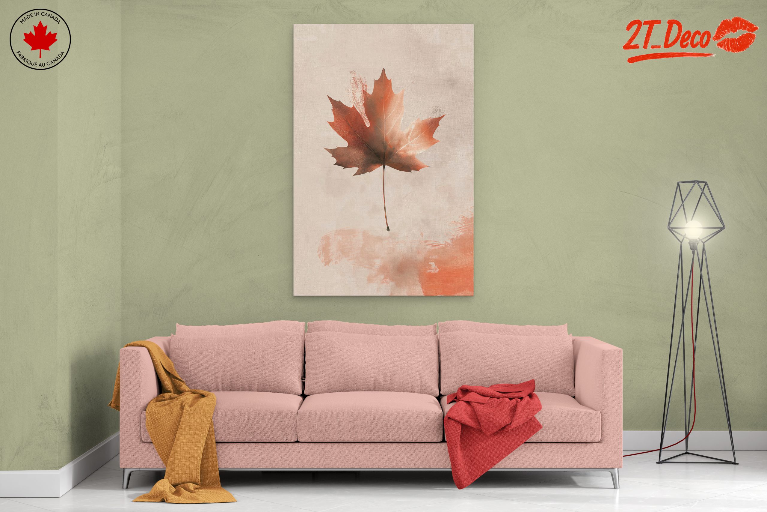 Abstract Maple Leaf Design - Image 2
