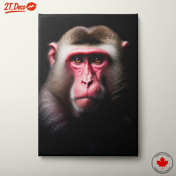 Close-Up Primate Portrait Wall Art
