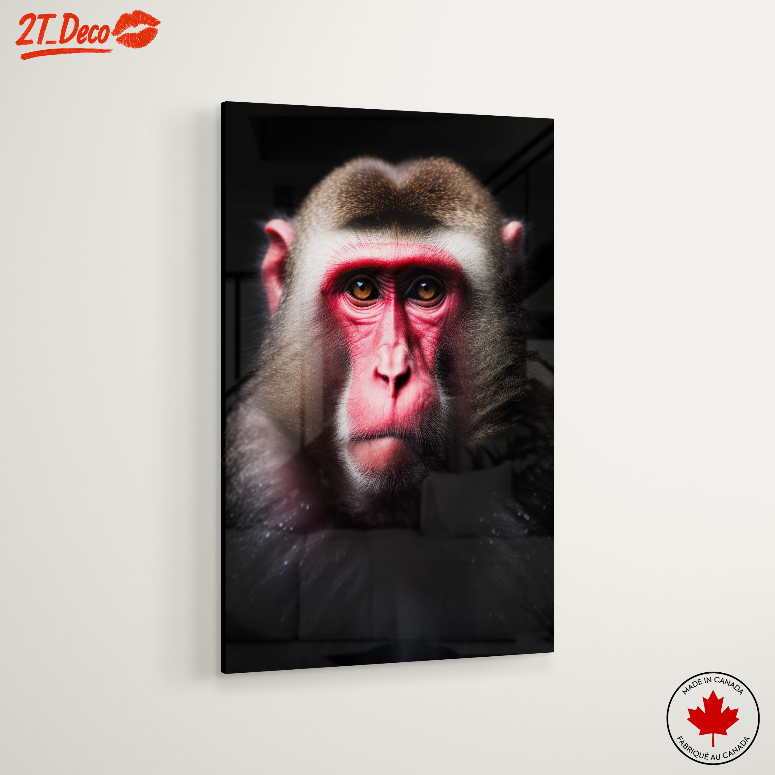 Close-Up Primate Portrait Wall Art - Image 6