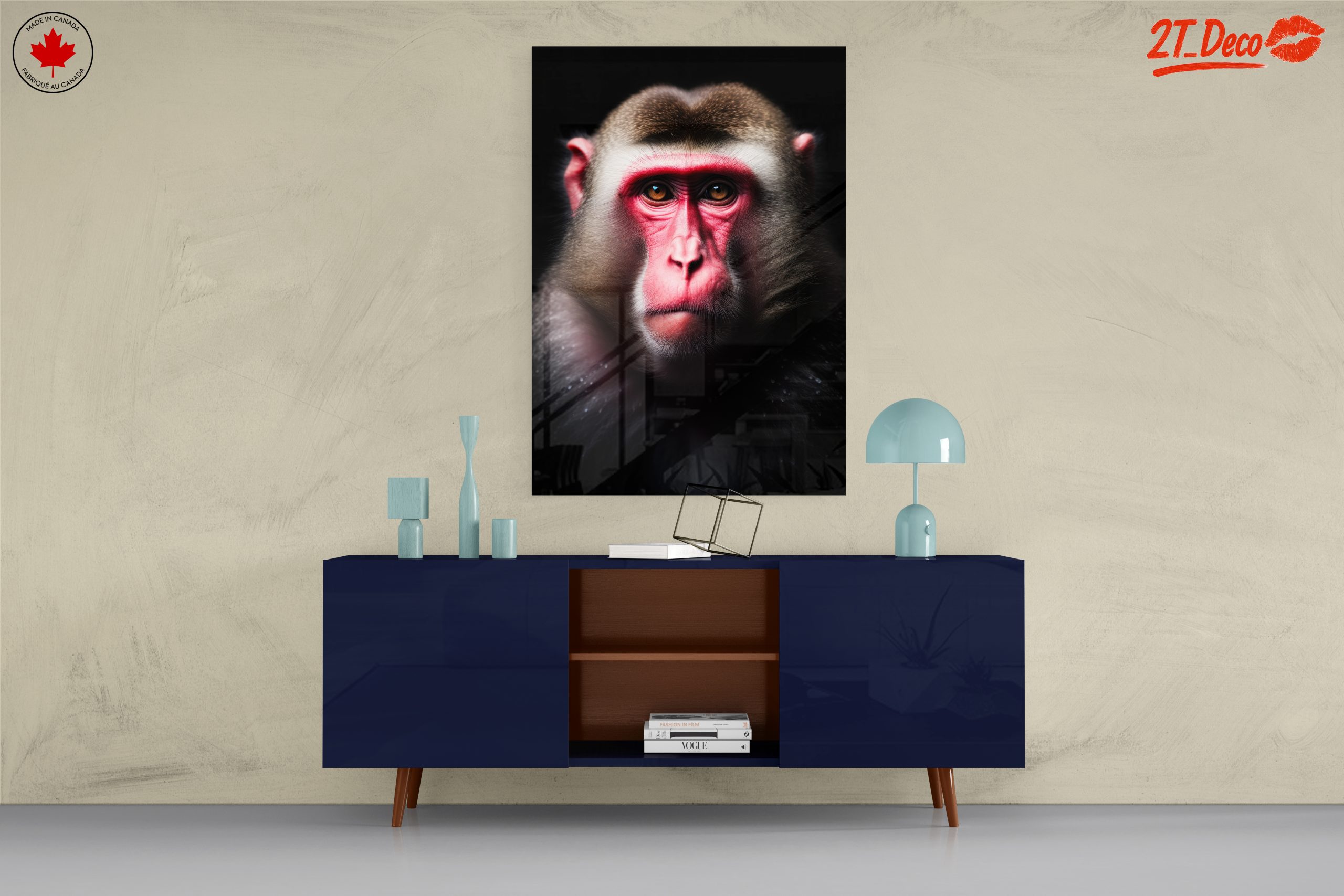 Close-Up Primate Portrait Wall Art - Image 8