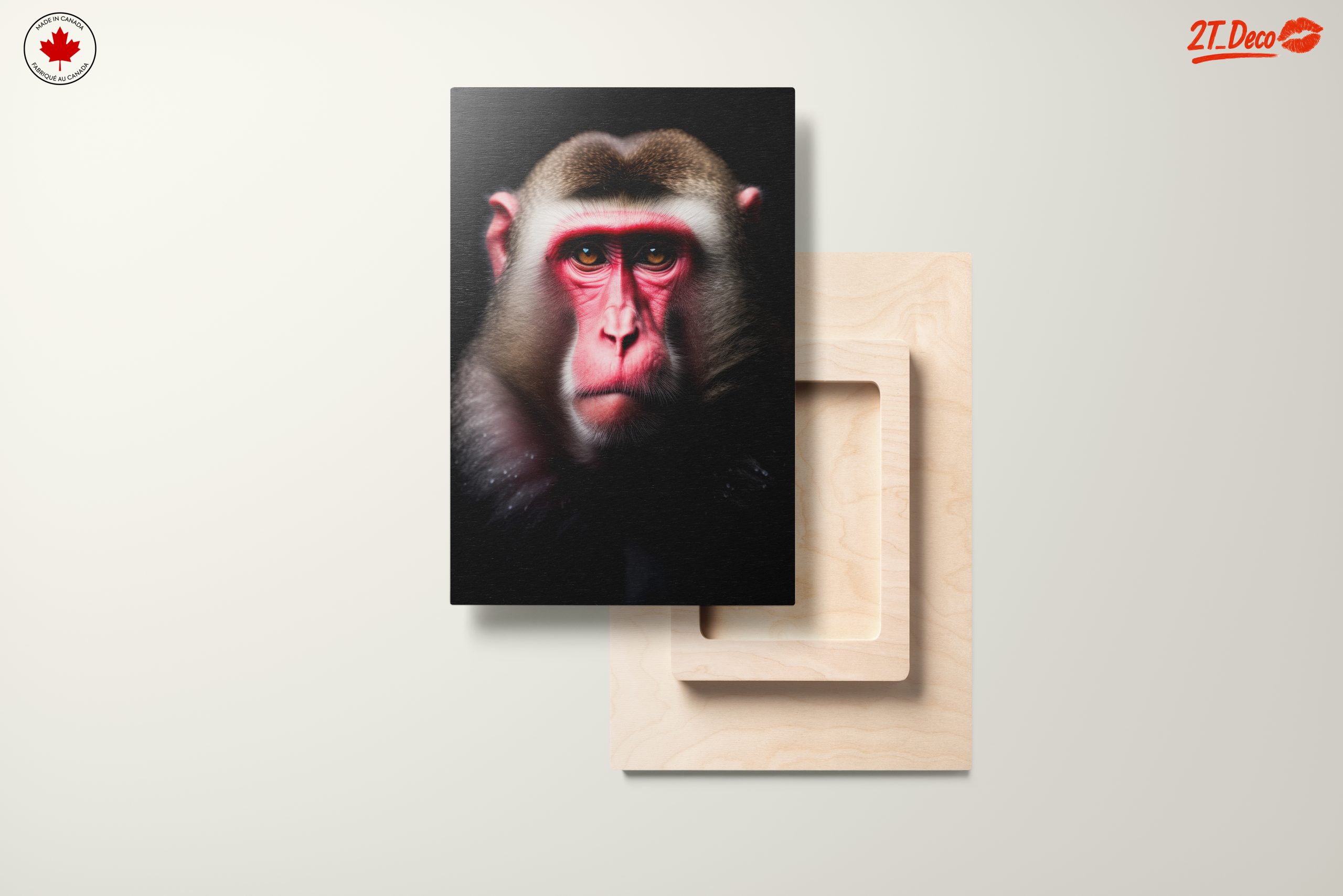 Close-Up Primate Portrait Wall Art - Image 11