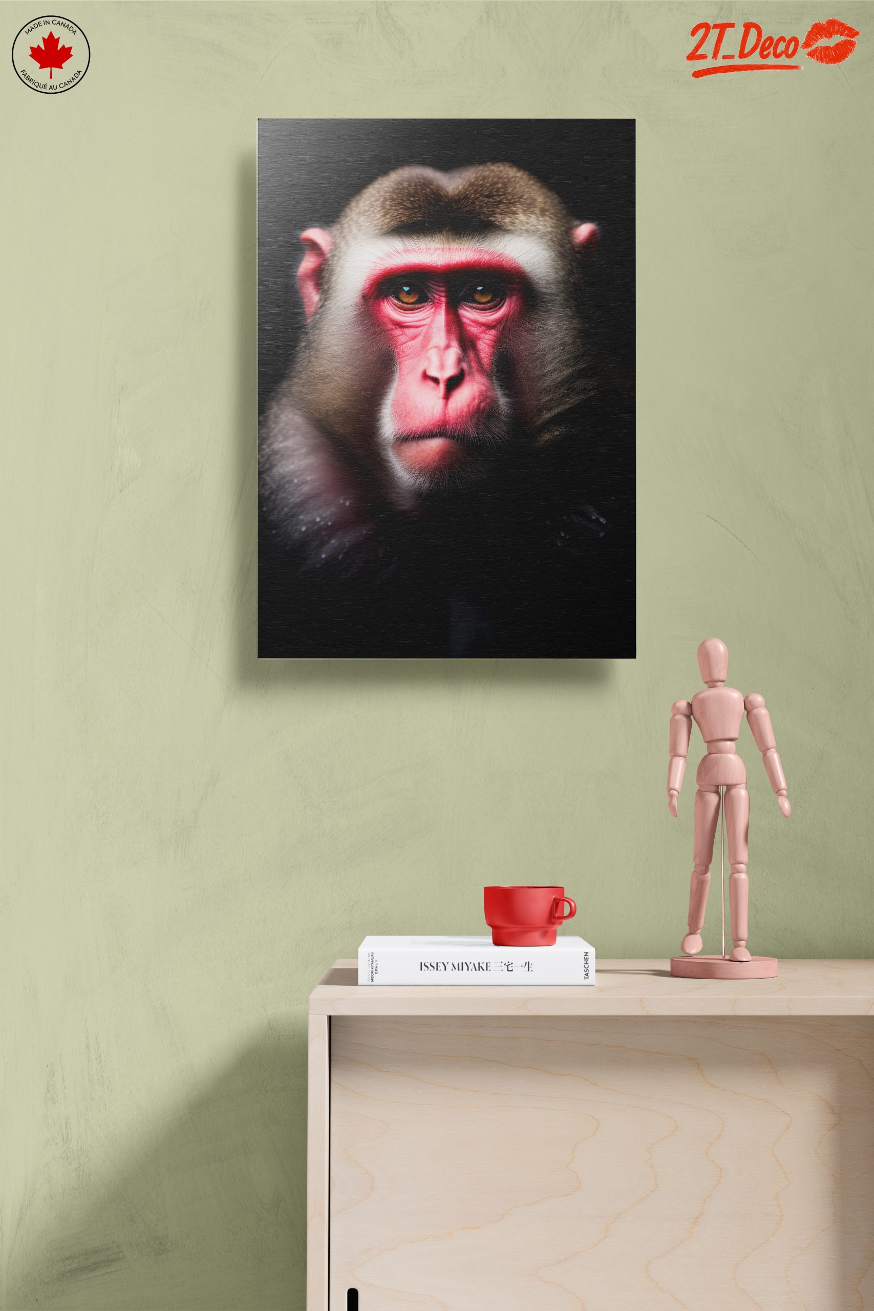 Close-Up Primate Portrait Wall Art - Image 14