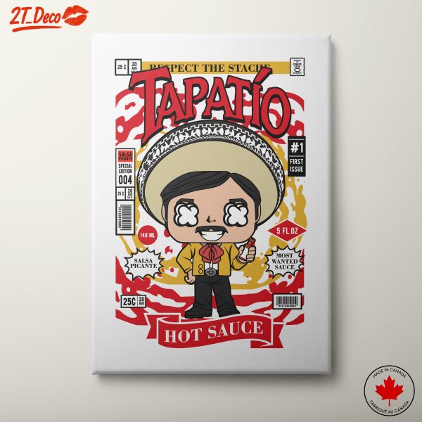 Cultural Icon Hot Sauce Artwork