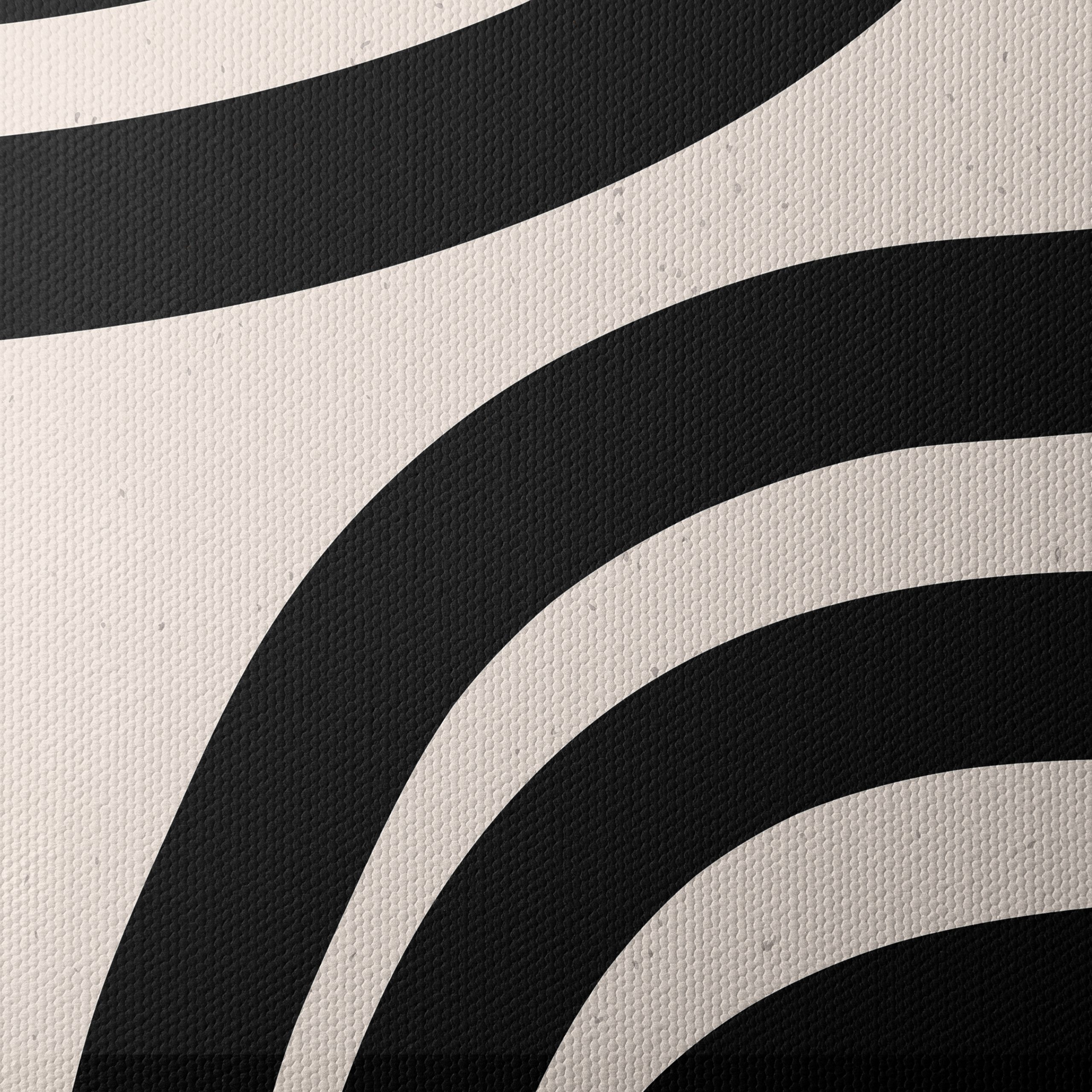Modern Abstract Black and White Art - Image 4
