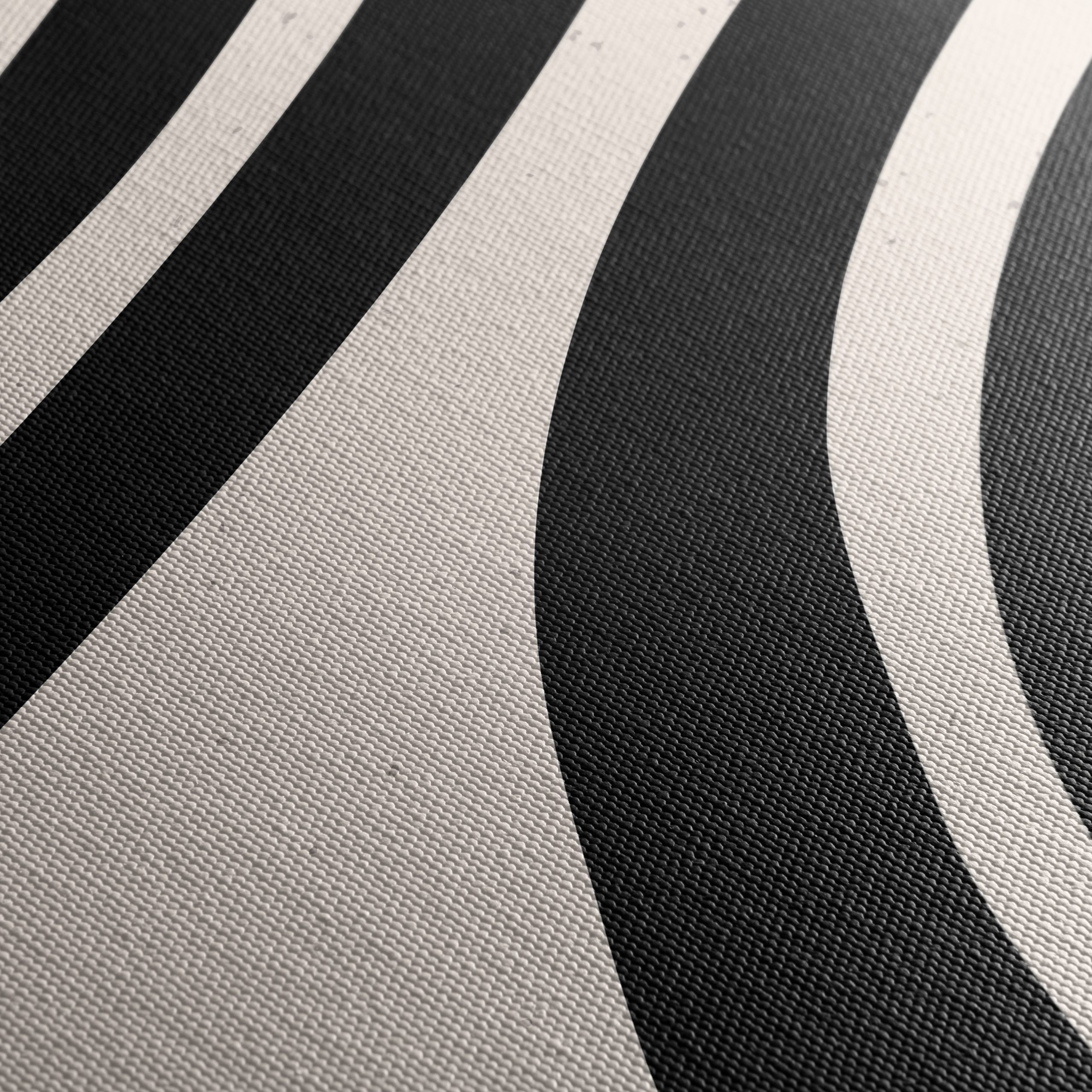 Modern Abstract Black and White Art - Image 5
