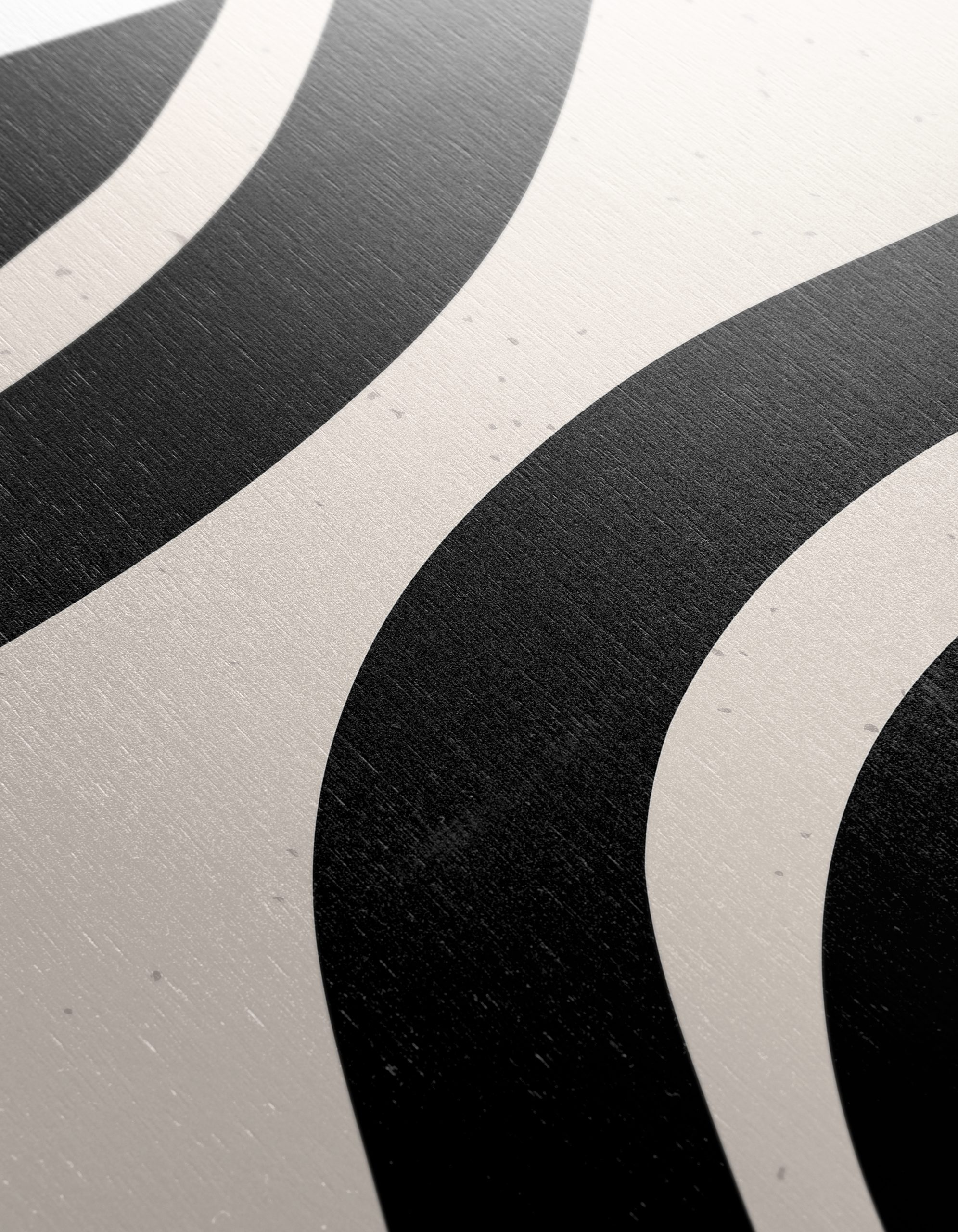 Modern Abstract Black and White Art - Image 12