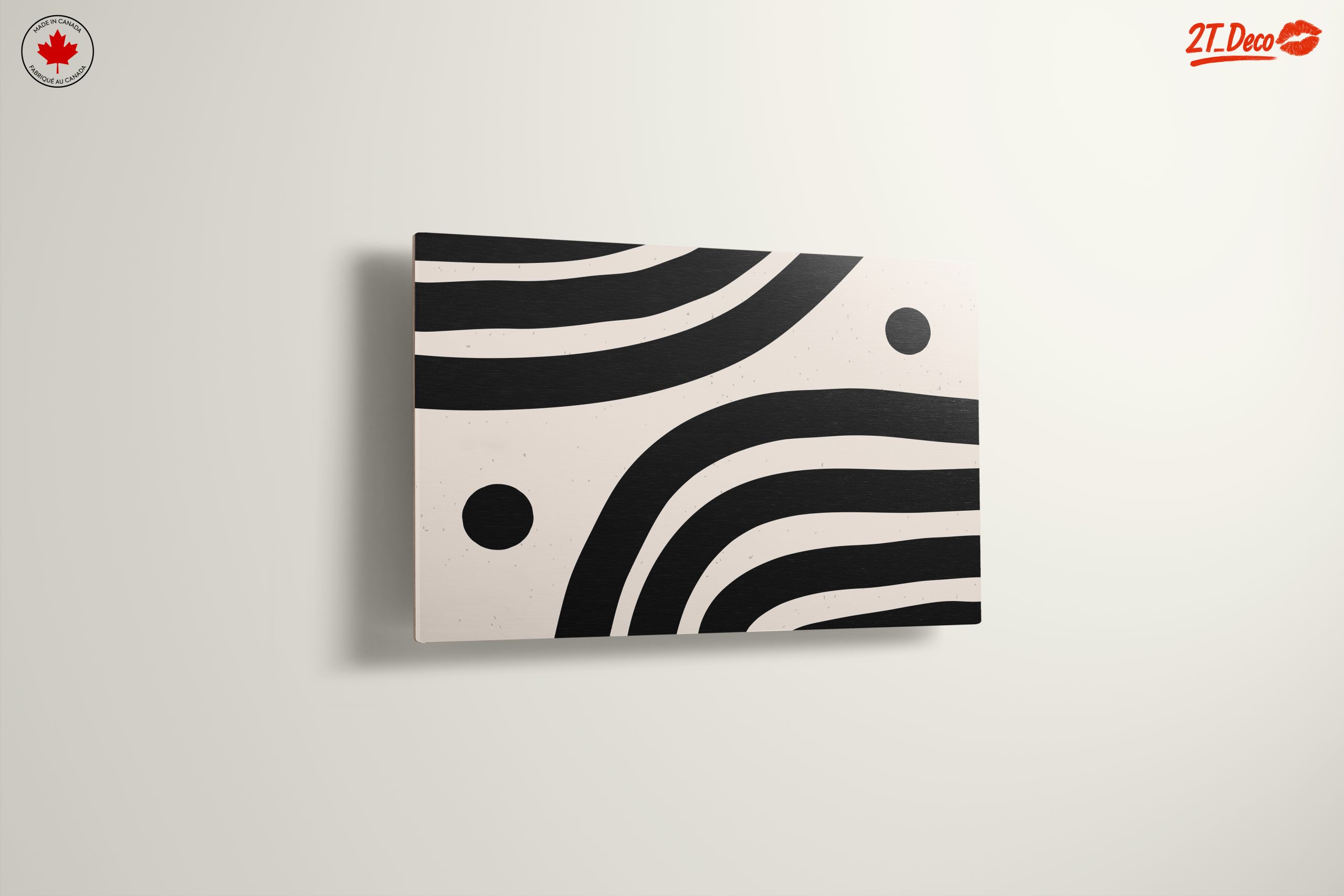 Modern Abstract Black and White Art - Image 13