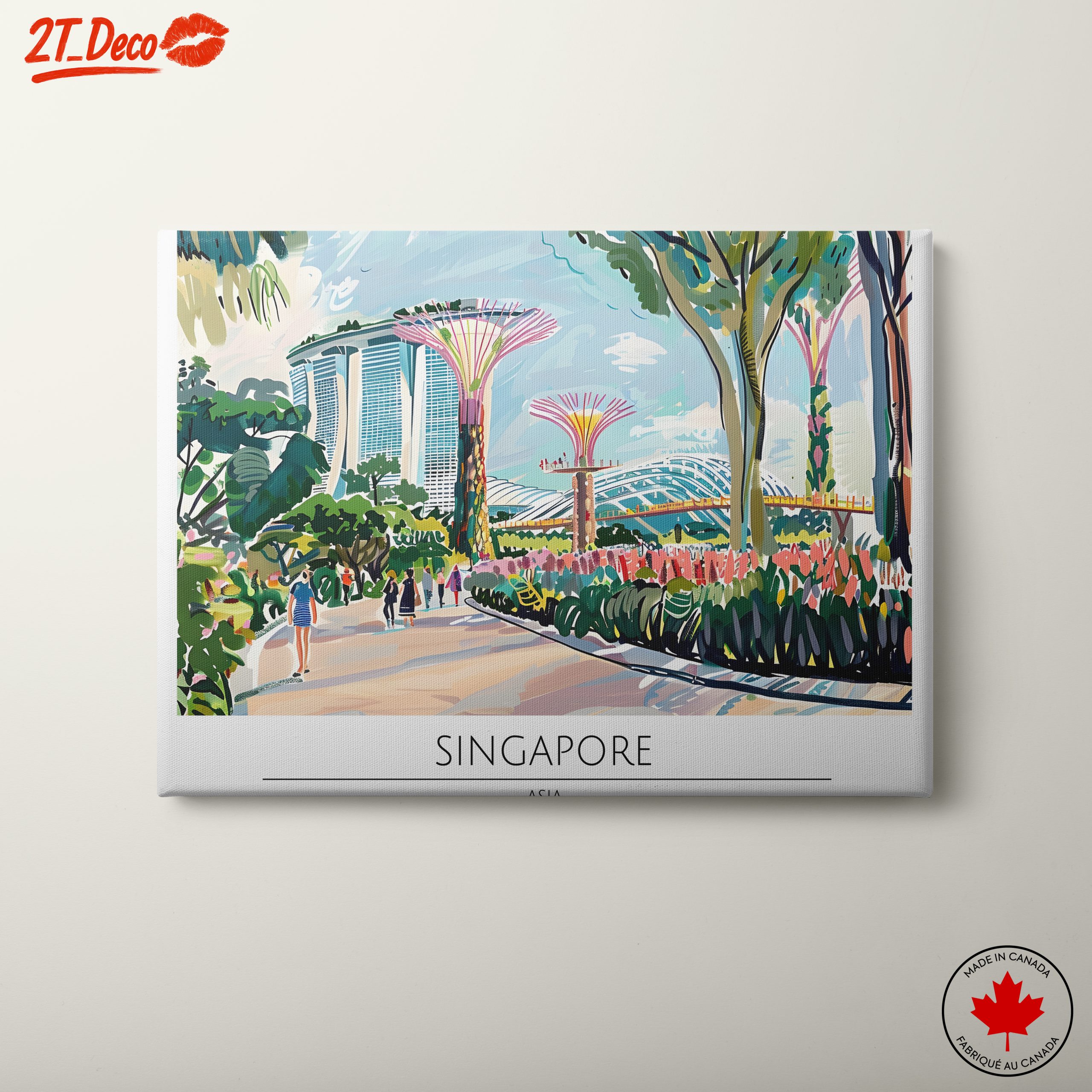 Singapore Cityscape Art