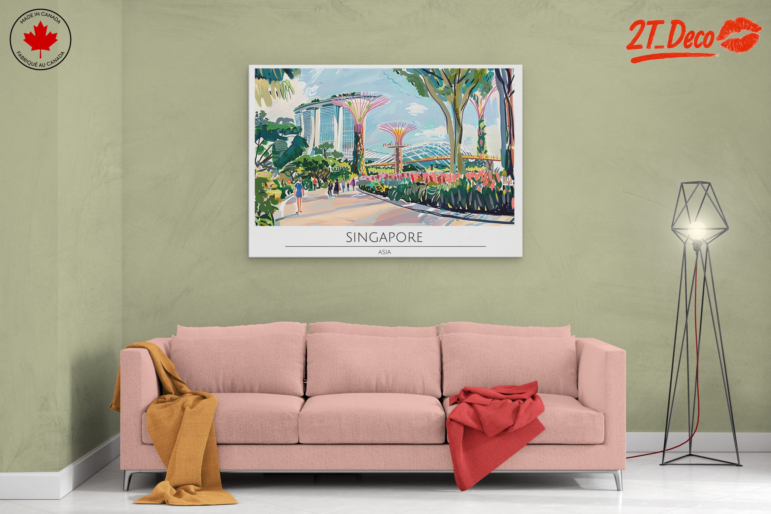 Singapore Cityscape Art - Image 2