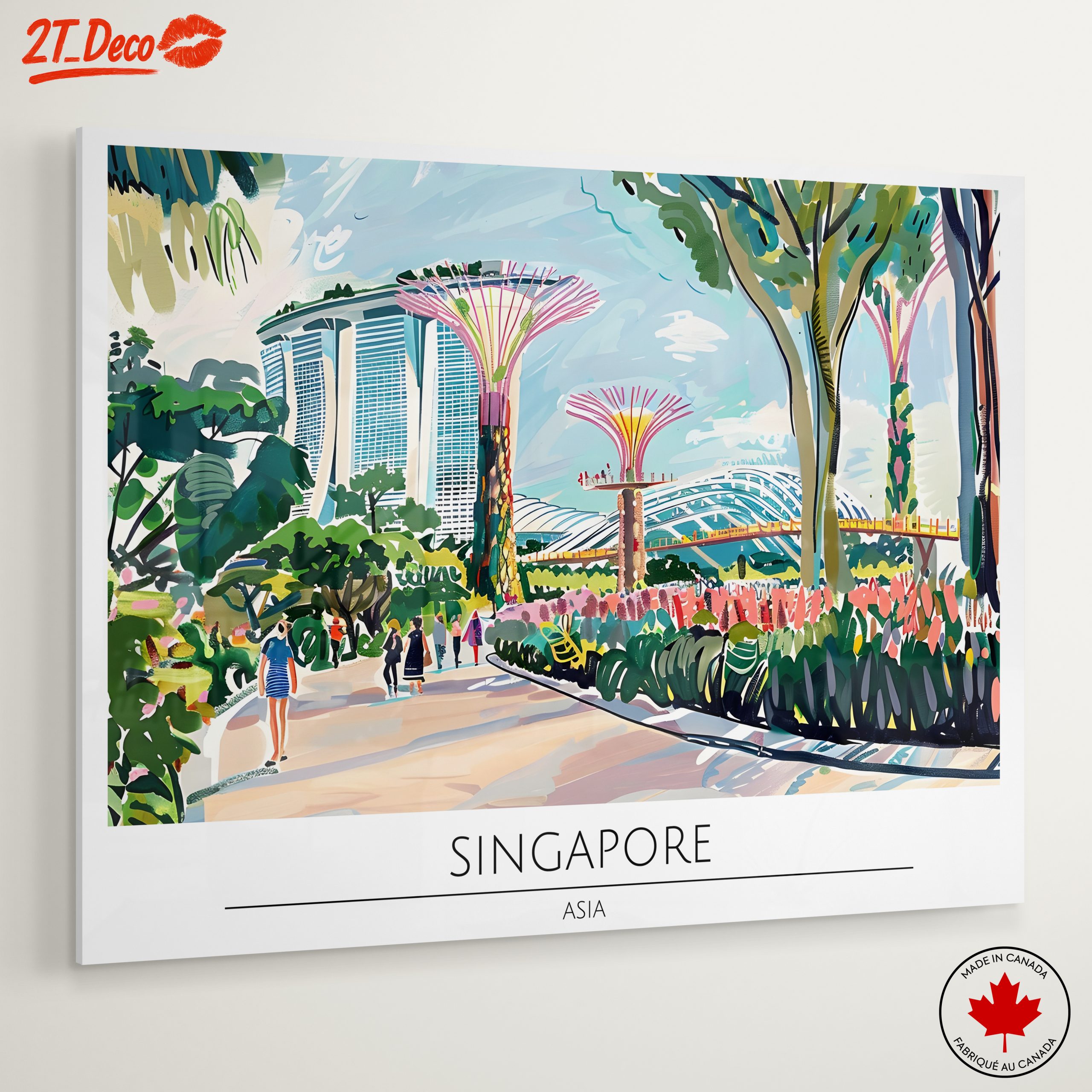 Singapore Cityscape Art - Image 6