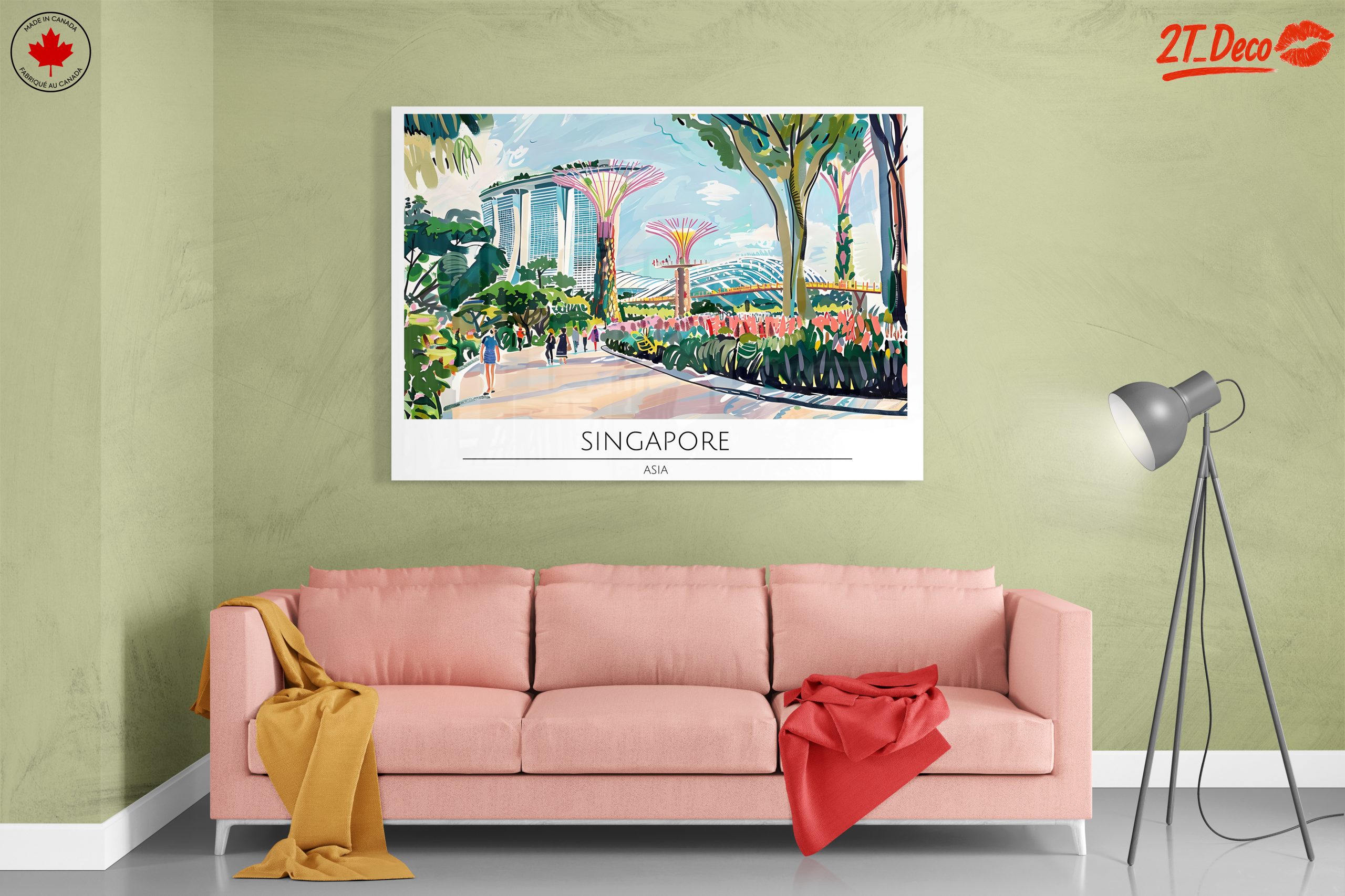 Singapore Cityscape Art - Image 7