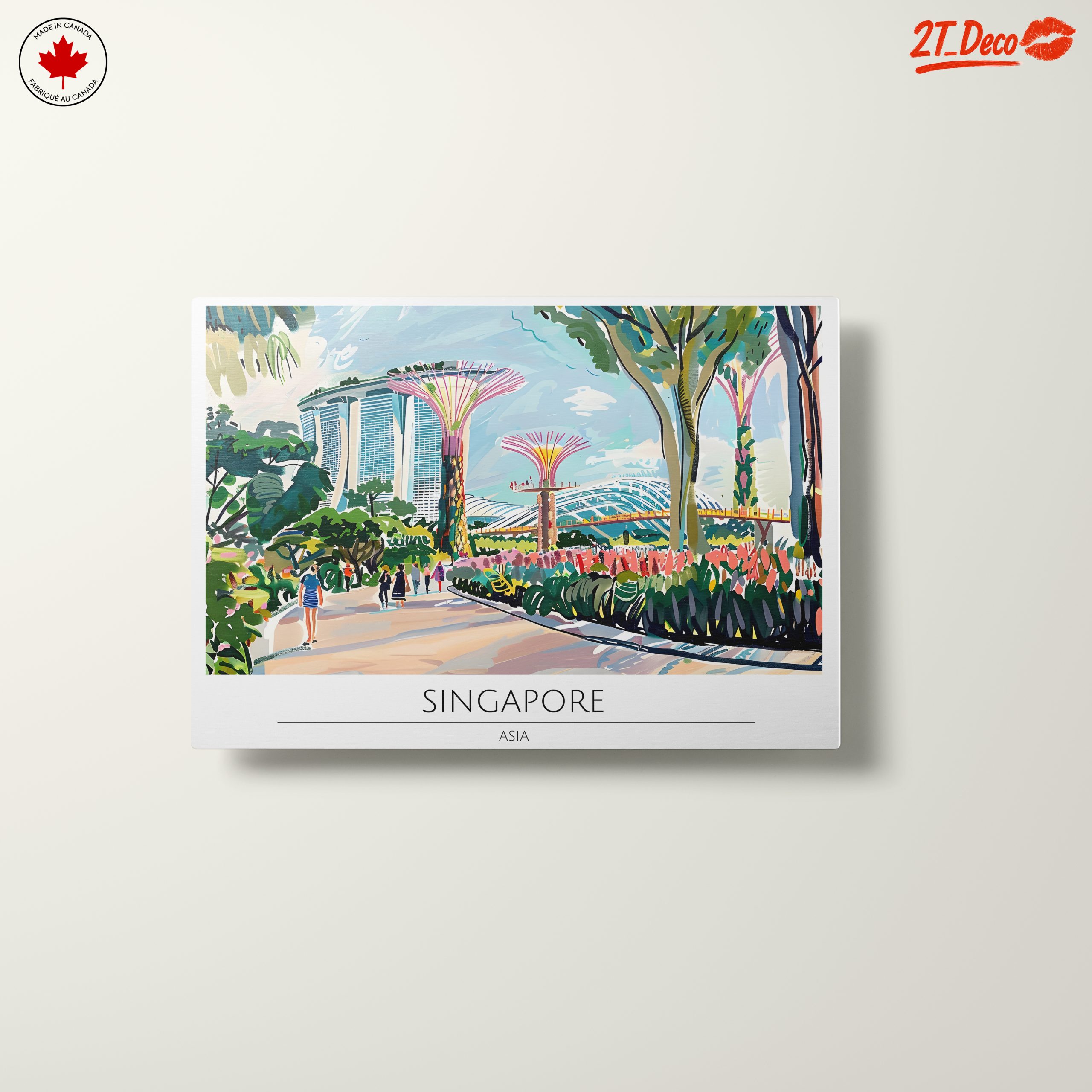 Singapore Cityscape Art - Image 10