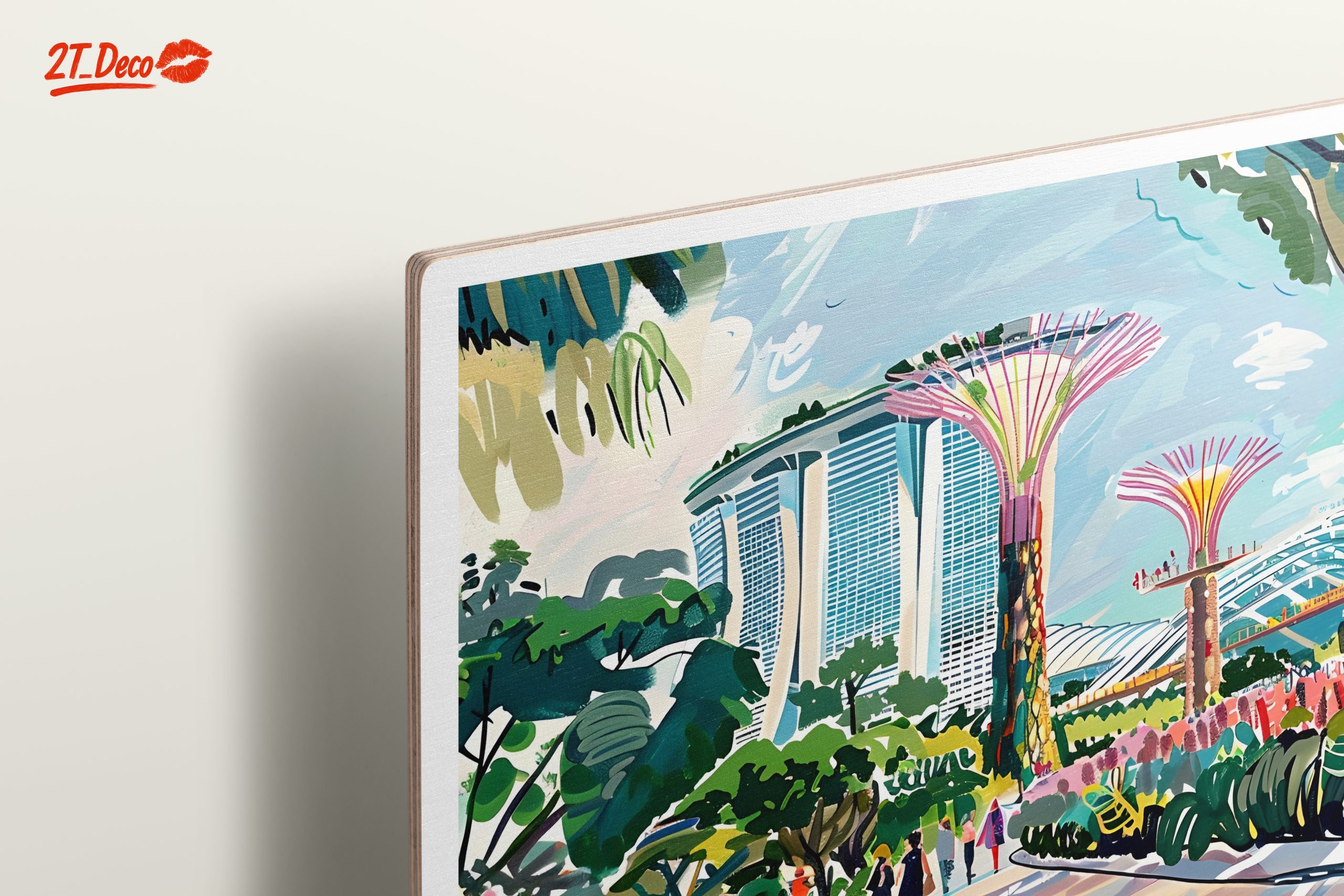Singapore Cityscape Art - Image 15