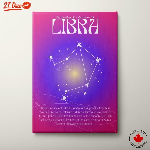 Libra Zodiac Sign Art for Astrology Lovers