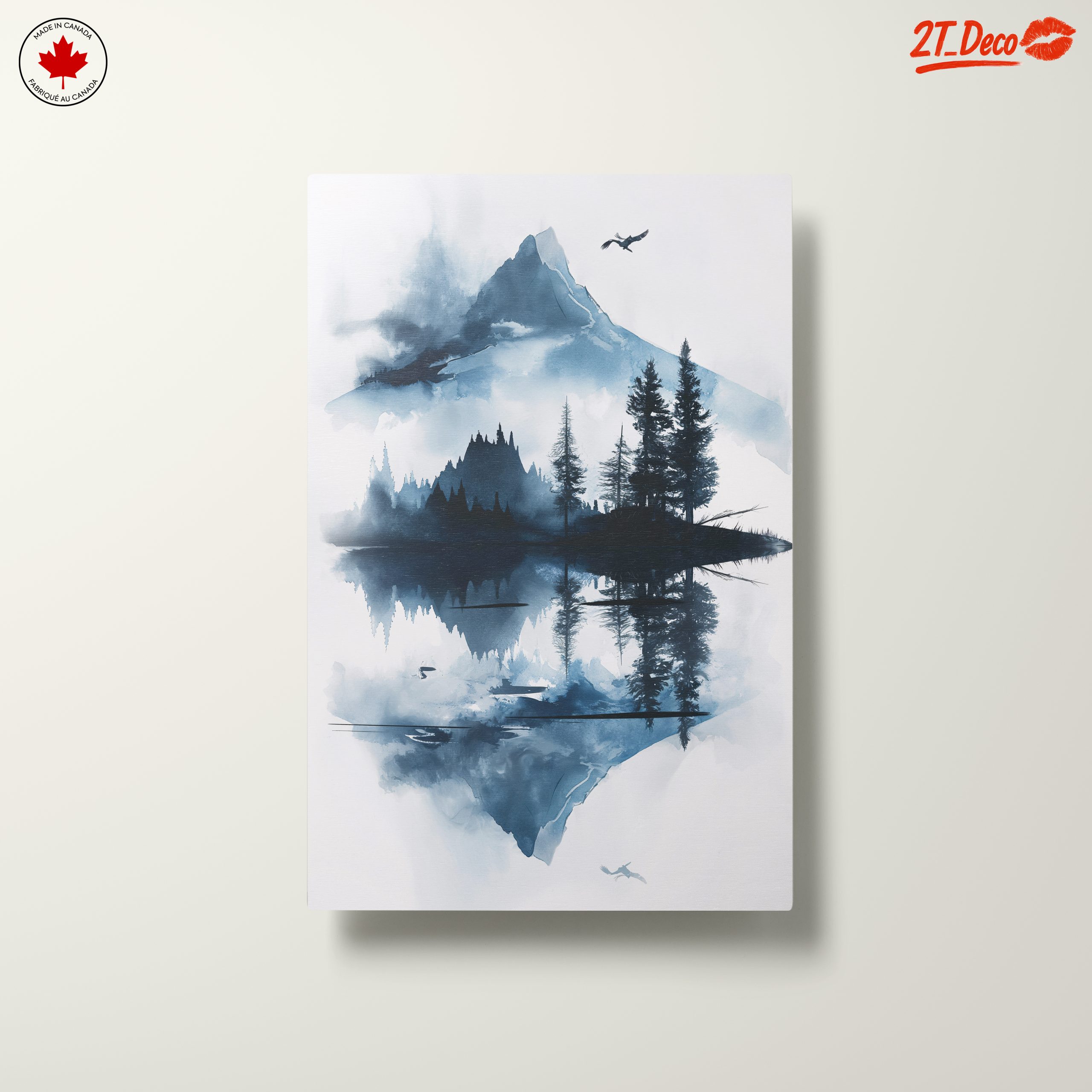 Tranquil Mountain Reflection Landscape - Image 10