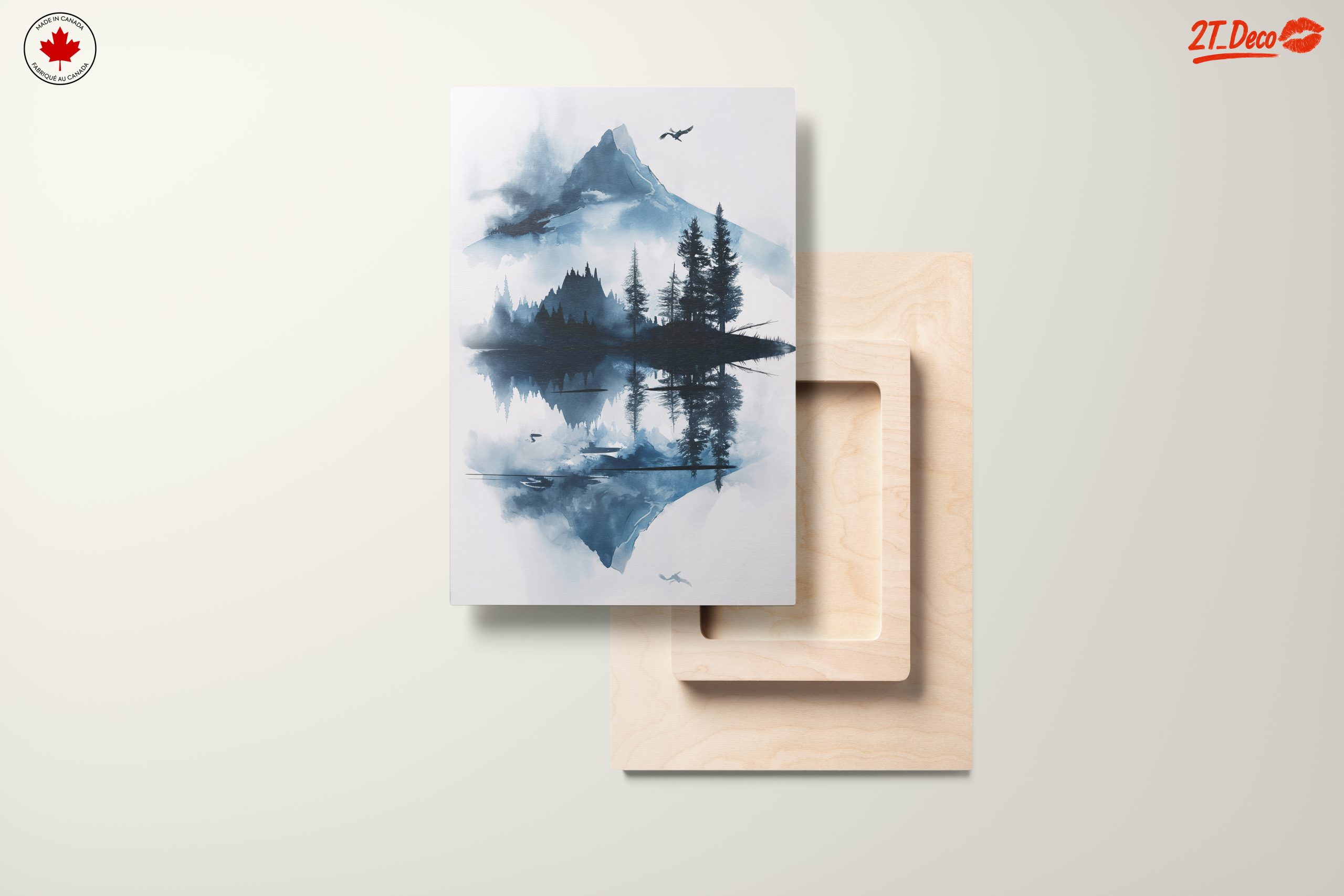 Tranquil Mountain Reflection Landscape - Image 11