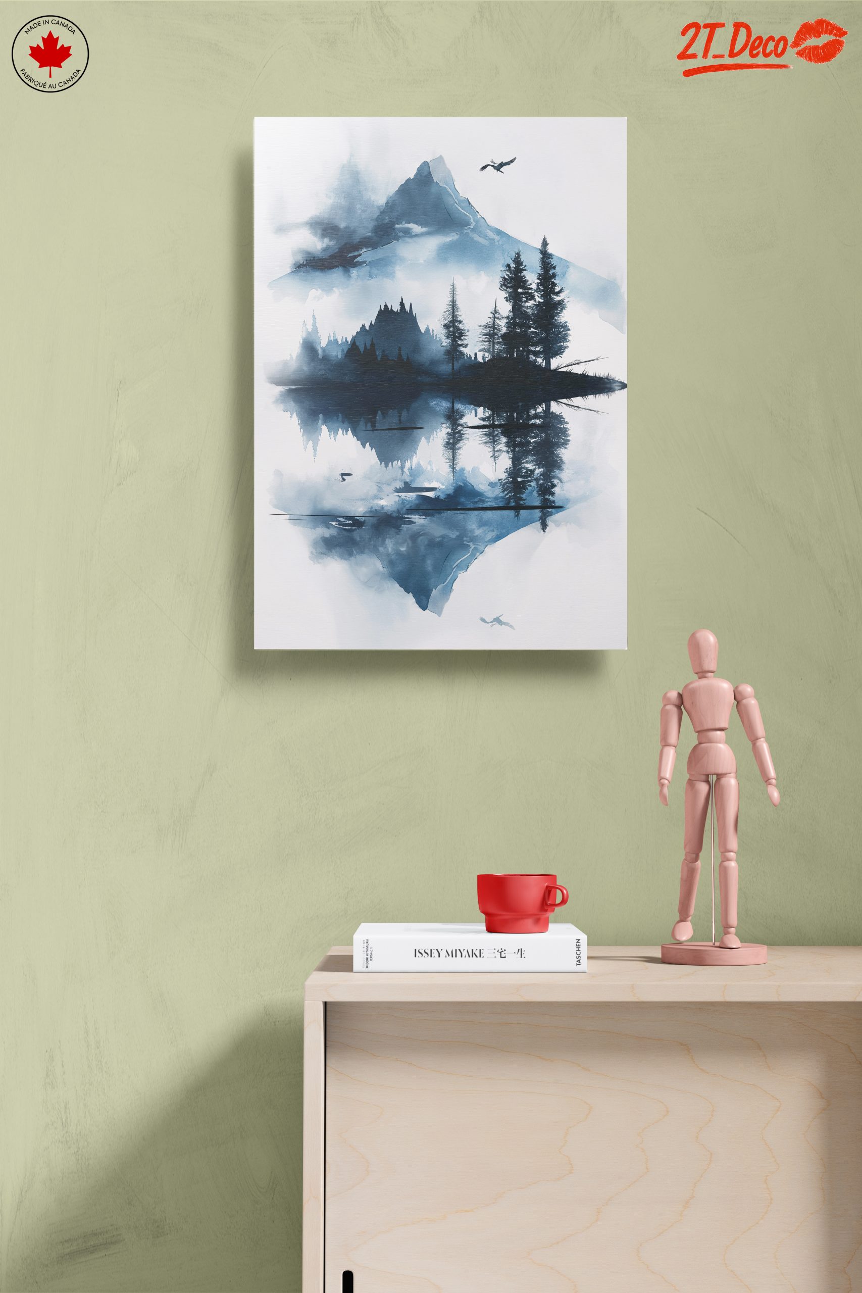 Tranquil Mountain Reflection Landscape - Image 14
