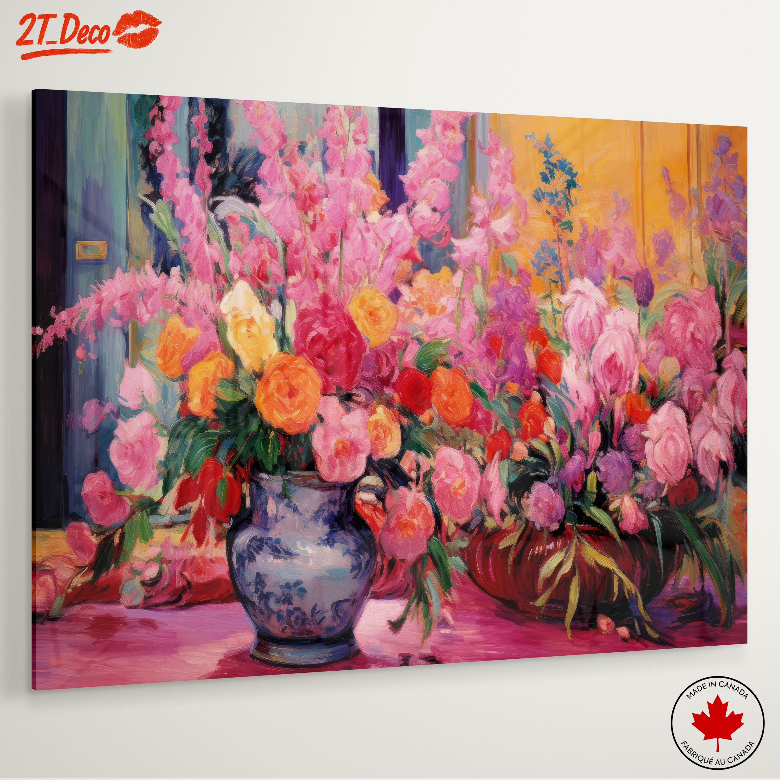 Vibrant Floral Arrangements in Pink and Orange - Image 6
