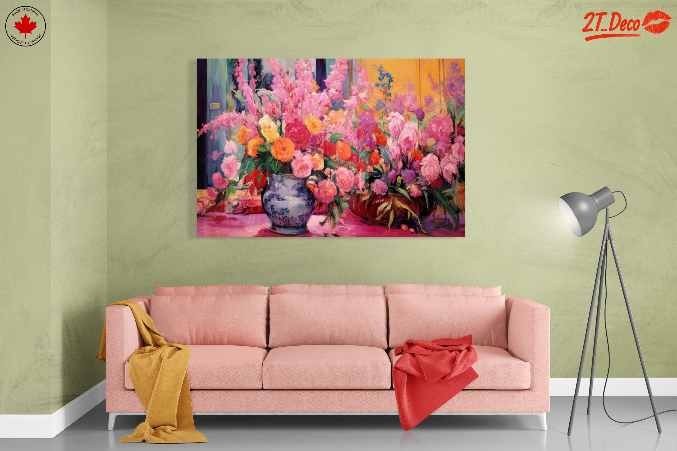 Vibrant Floral Arrangements in Pink and Orange - Image 7