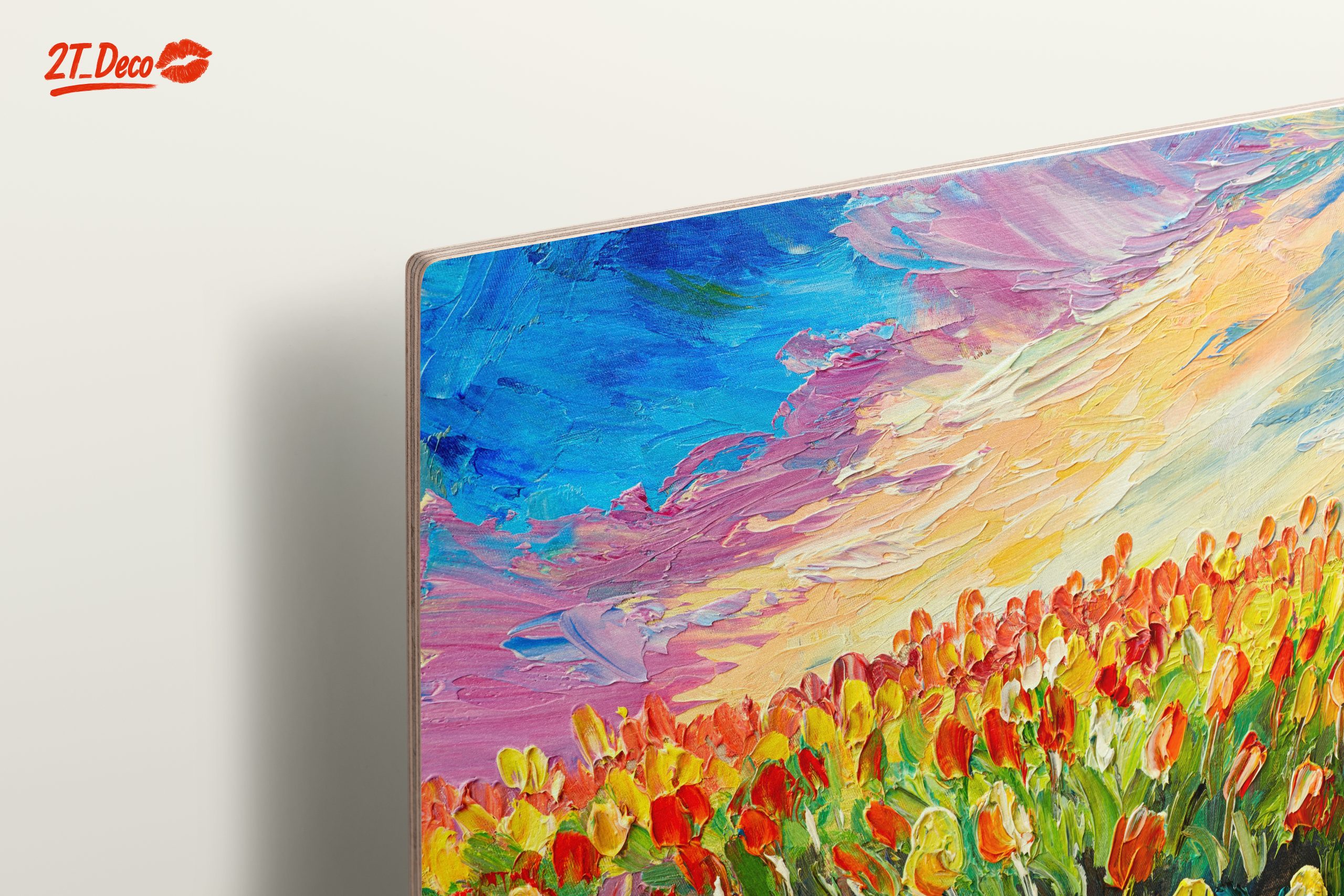 Vibrant Field of Tulips at Sunset - Image 15