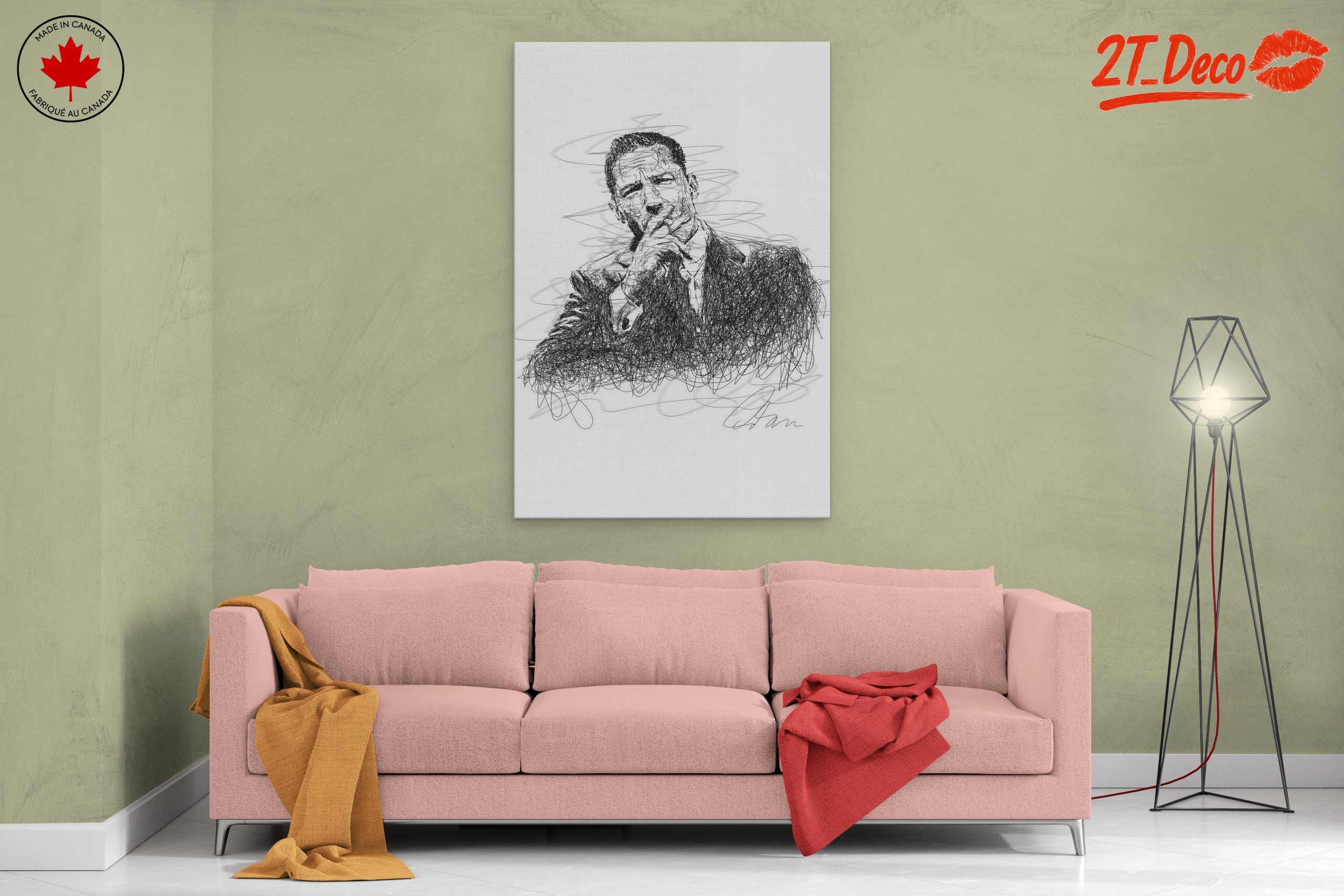 Stylized Character Representation in Black and White - Image 2