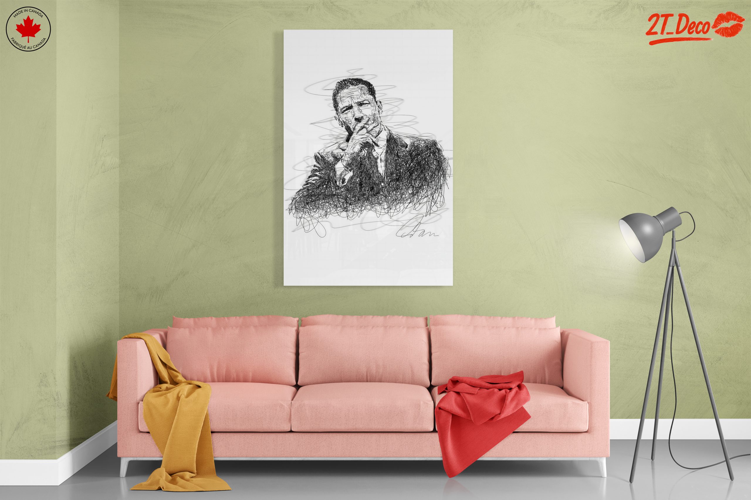Stylized Character Representation in Black and White - Image 7