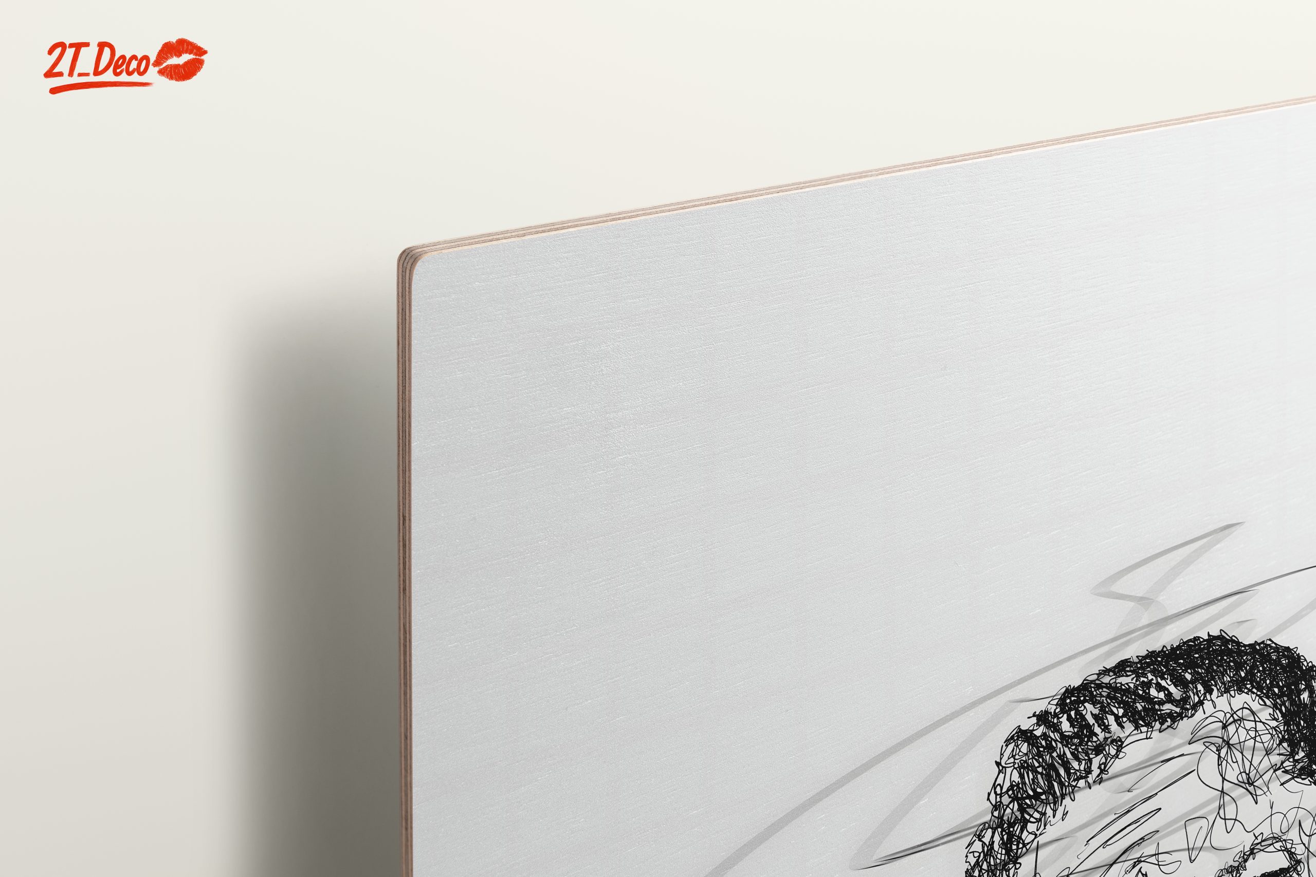 Stylized Character Representation in Black and White - Image 15