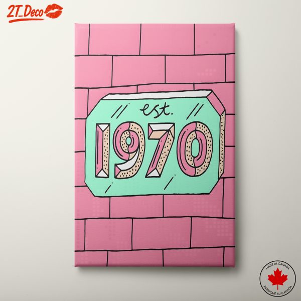 Vintage Doodle Art Established 1970
