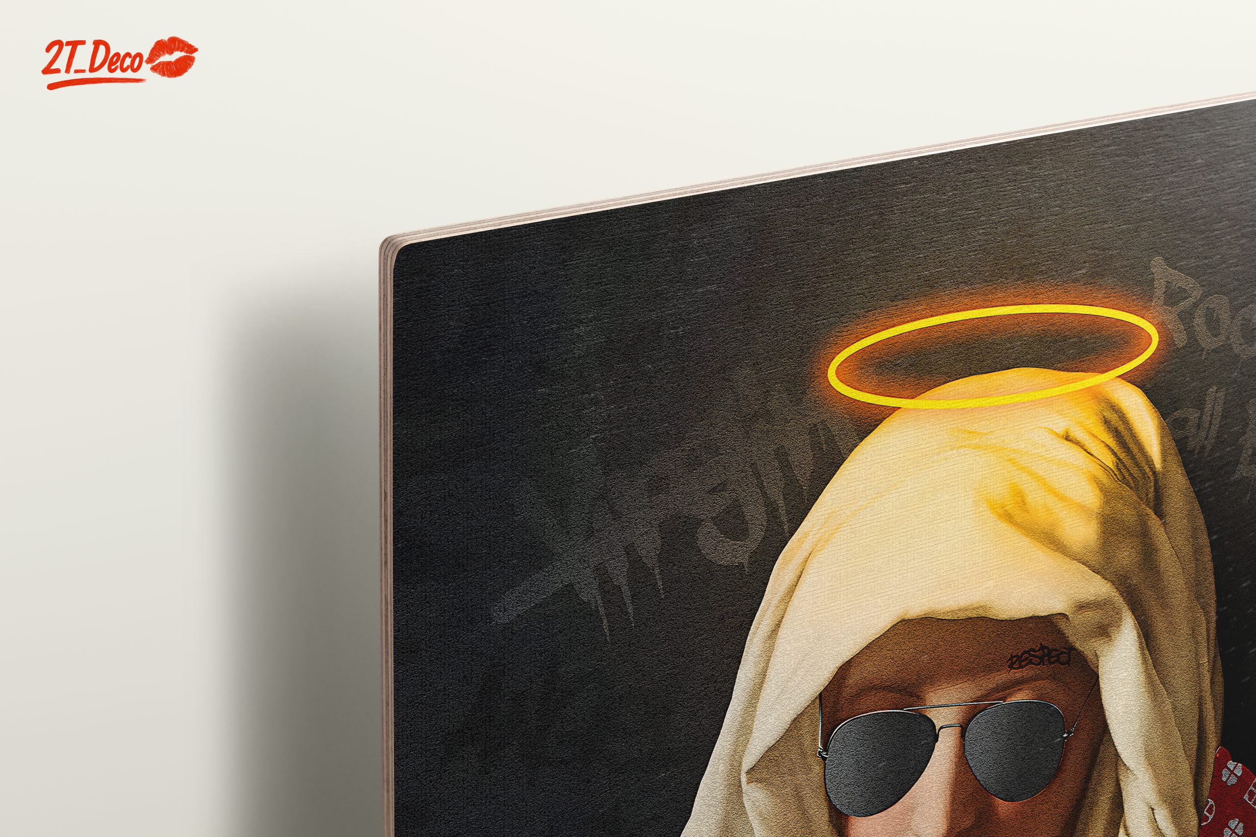 Modern Black Madonna with Sunglasses and Cash - Image 15