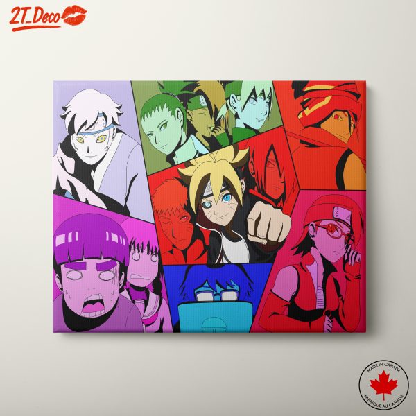 Boruto Character Art in Vibrant Colors
