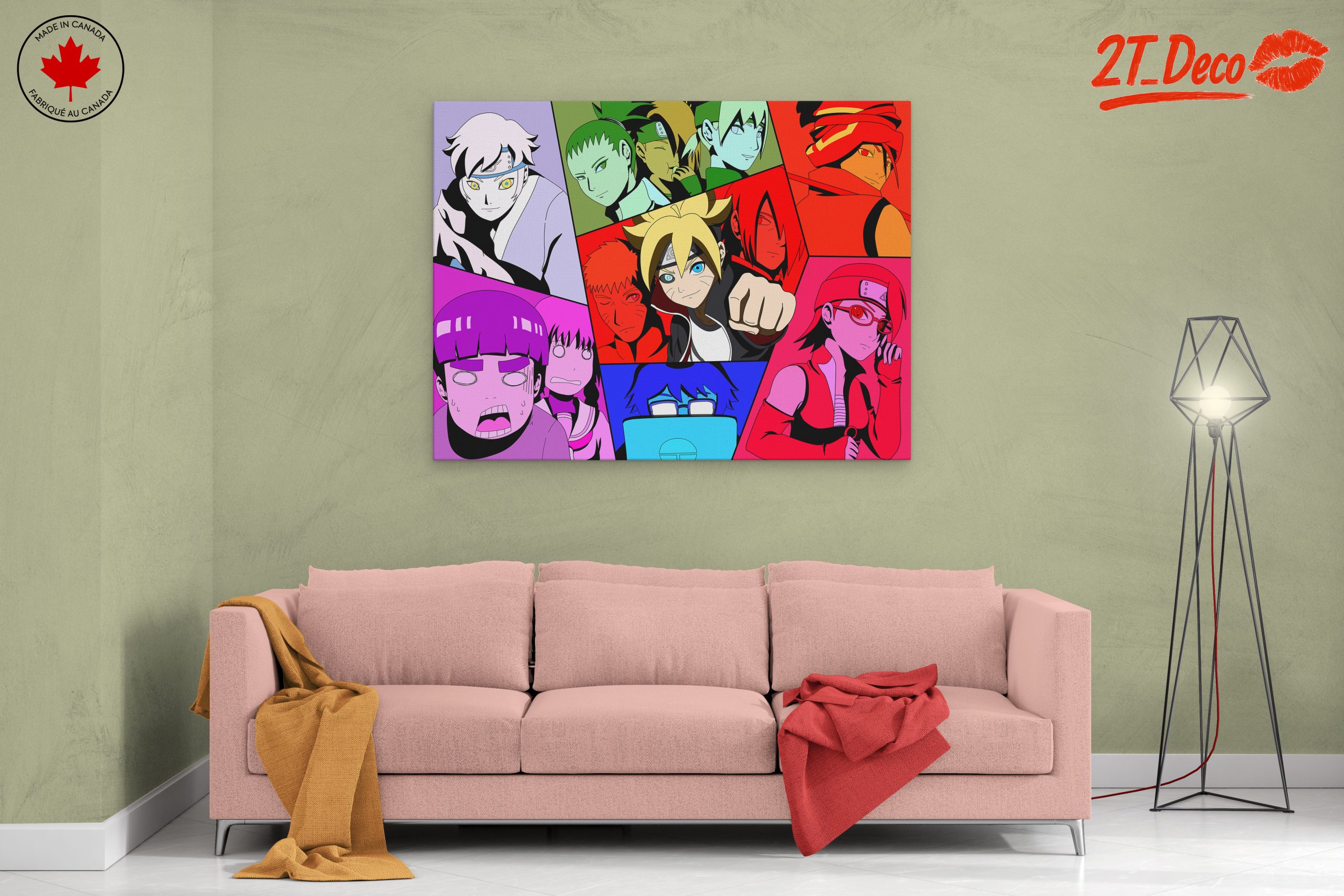 Boruto Character Art in Vibrant Colors - Image 2