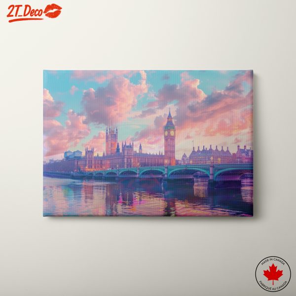 Vibrant London Cityscape with Big Ben