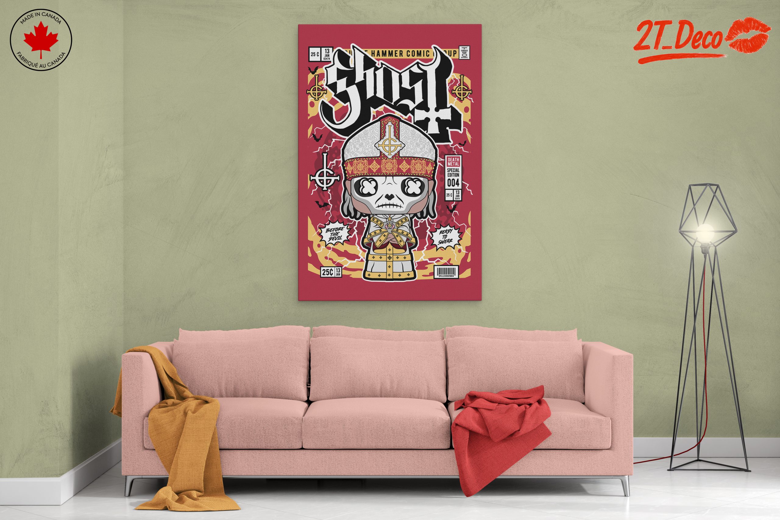 Ghost Band Character Art with Bold Design - Image 2