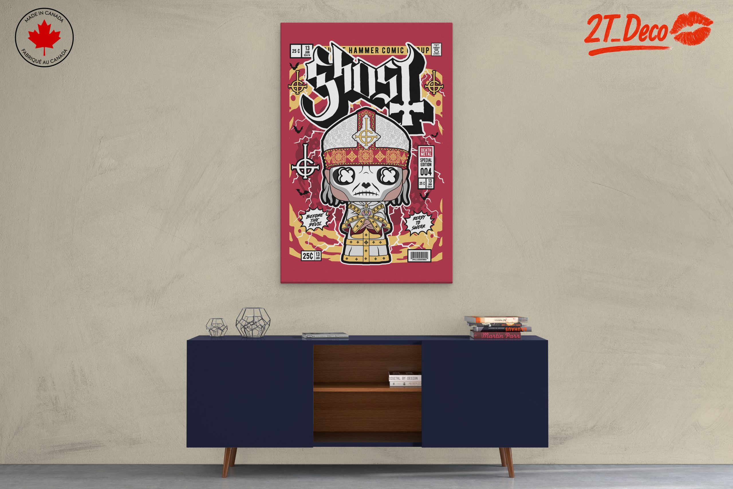 Ghost Band Character Art with Bold Design - Image 3