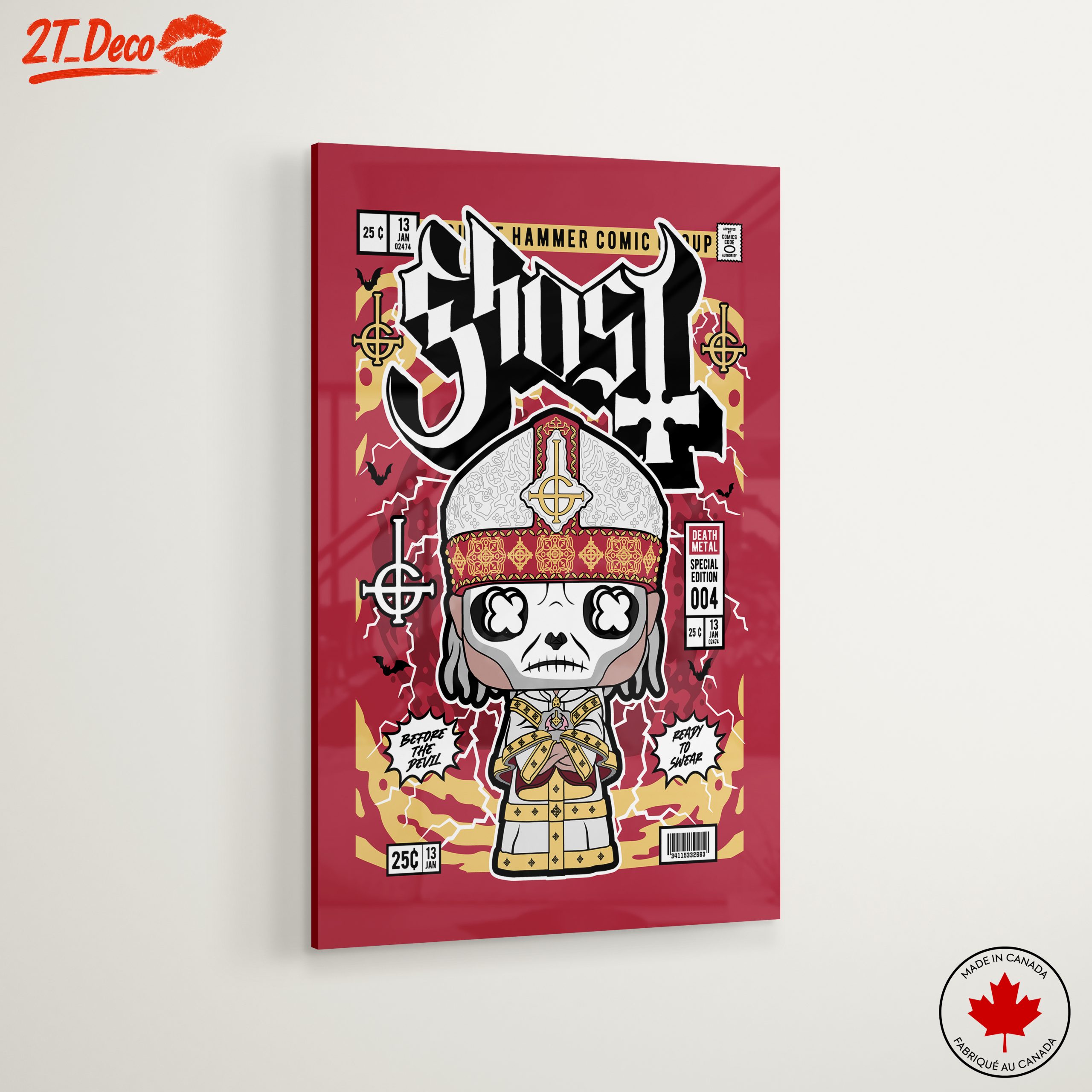 Ghost Band Character Art with Bold Design - Image 6