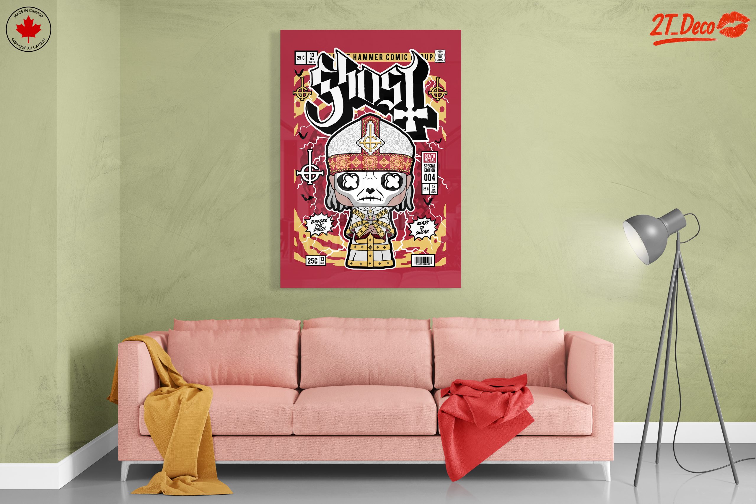 Ghost Band Character Art with Bold Design - Image 7